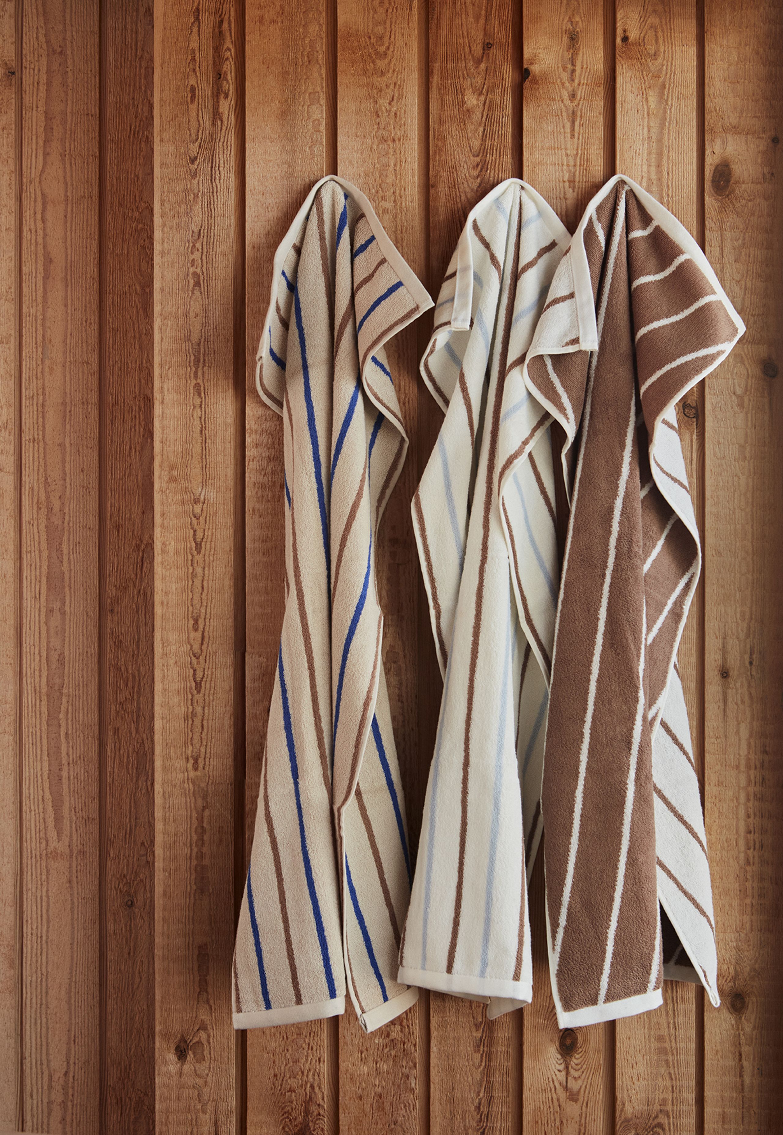OYOY LIVING - Towel - Raita Towel - Caramel / Optic Blue - Mini