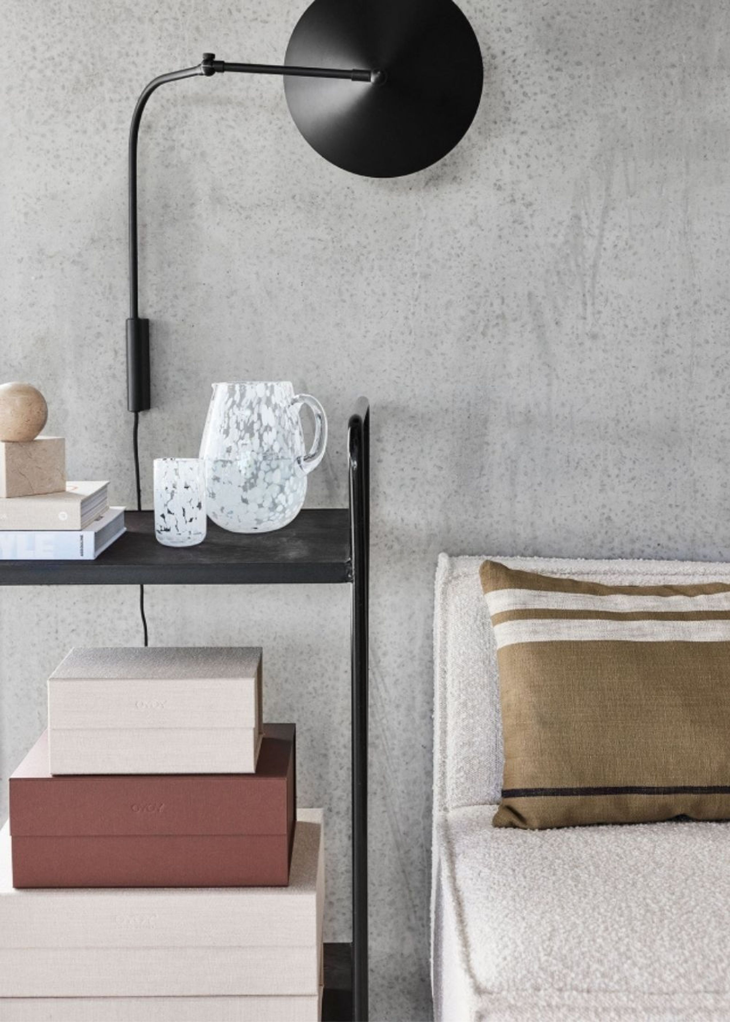 OYOY LIVING - Storage boxes - Hako Storage Box - A3 - 306 Clay Melange