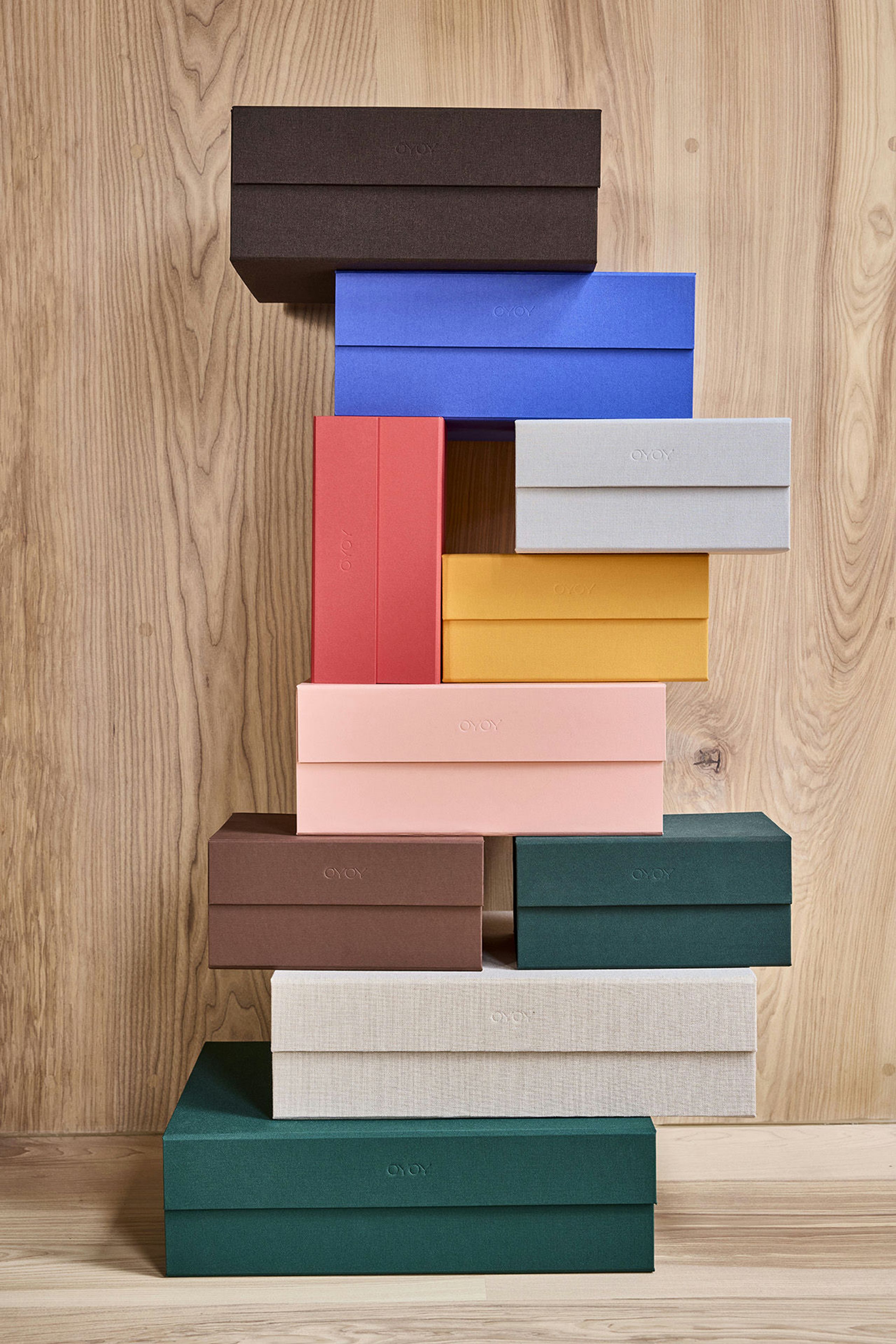 OYOY LIVING - Storage boxes - Hako Storage Box - A4 - Optic Blue