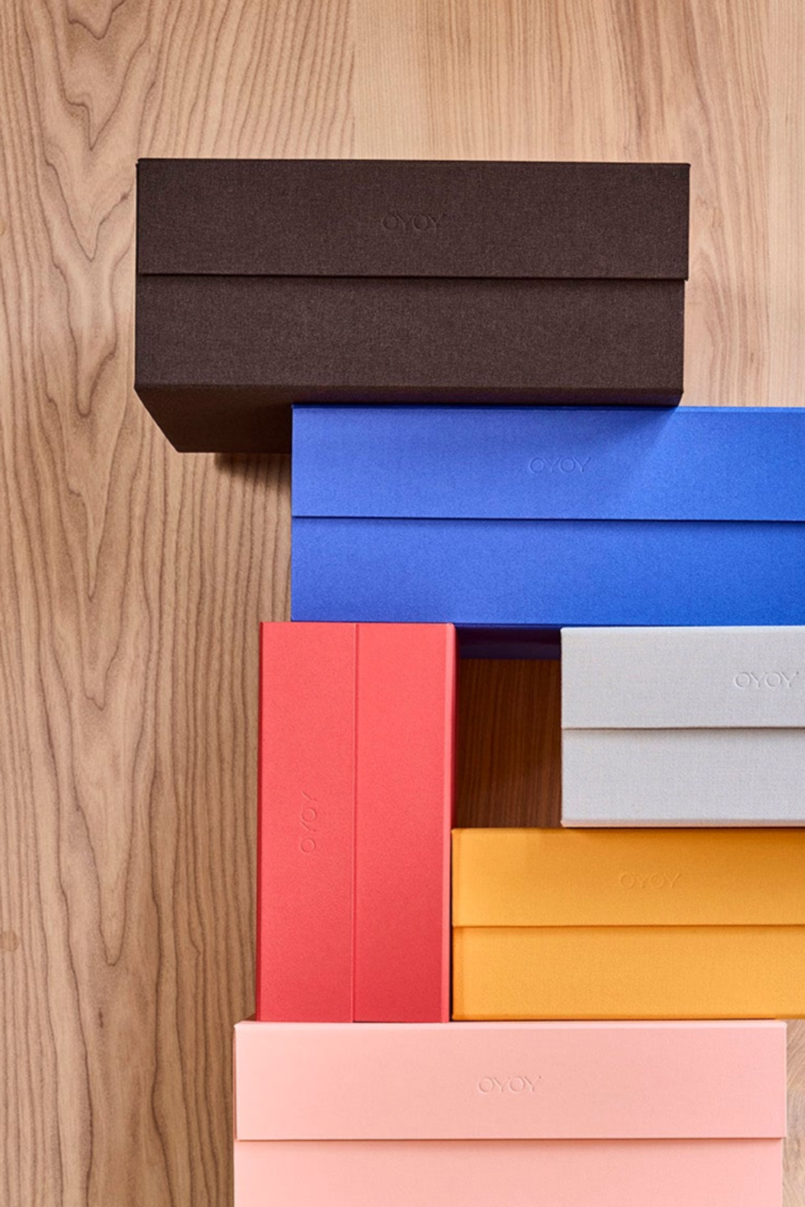 OYOY LIVING - Storage boxes - Hako Storage Box - A4 - Optic Blue