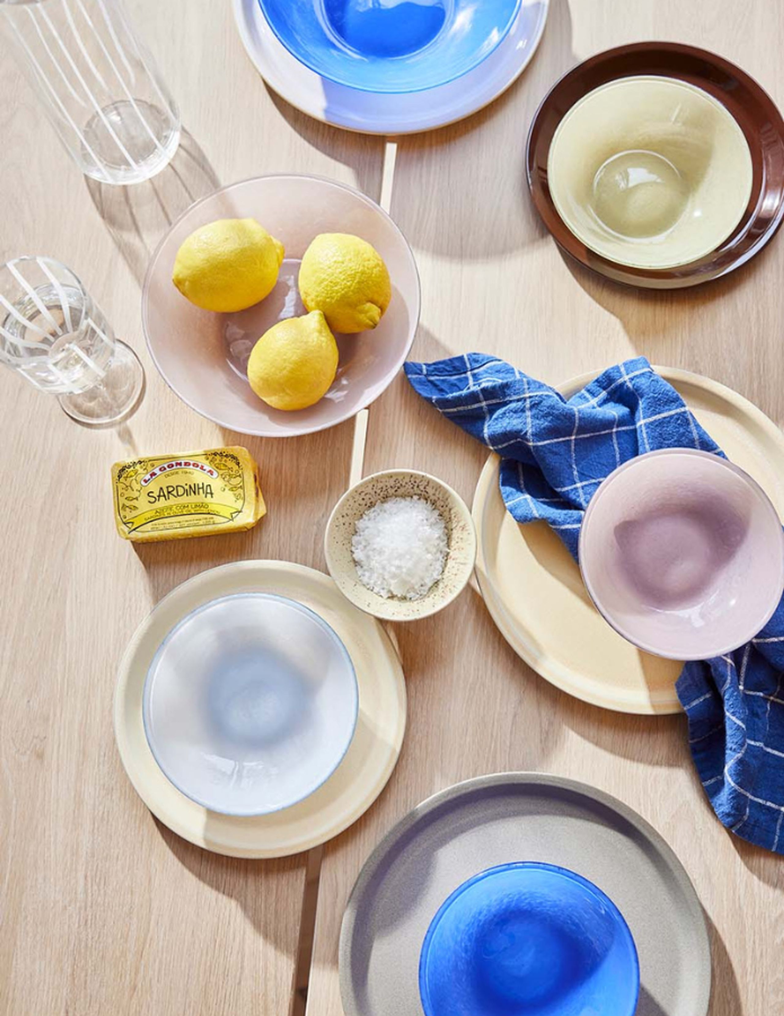 OYOY LIVING - Skål - Kojo Bowl - 609 Optic Blue - Large