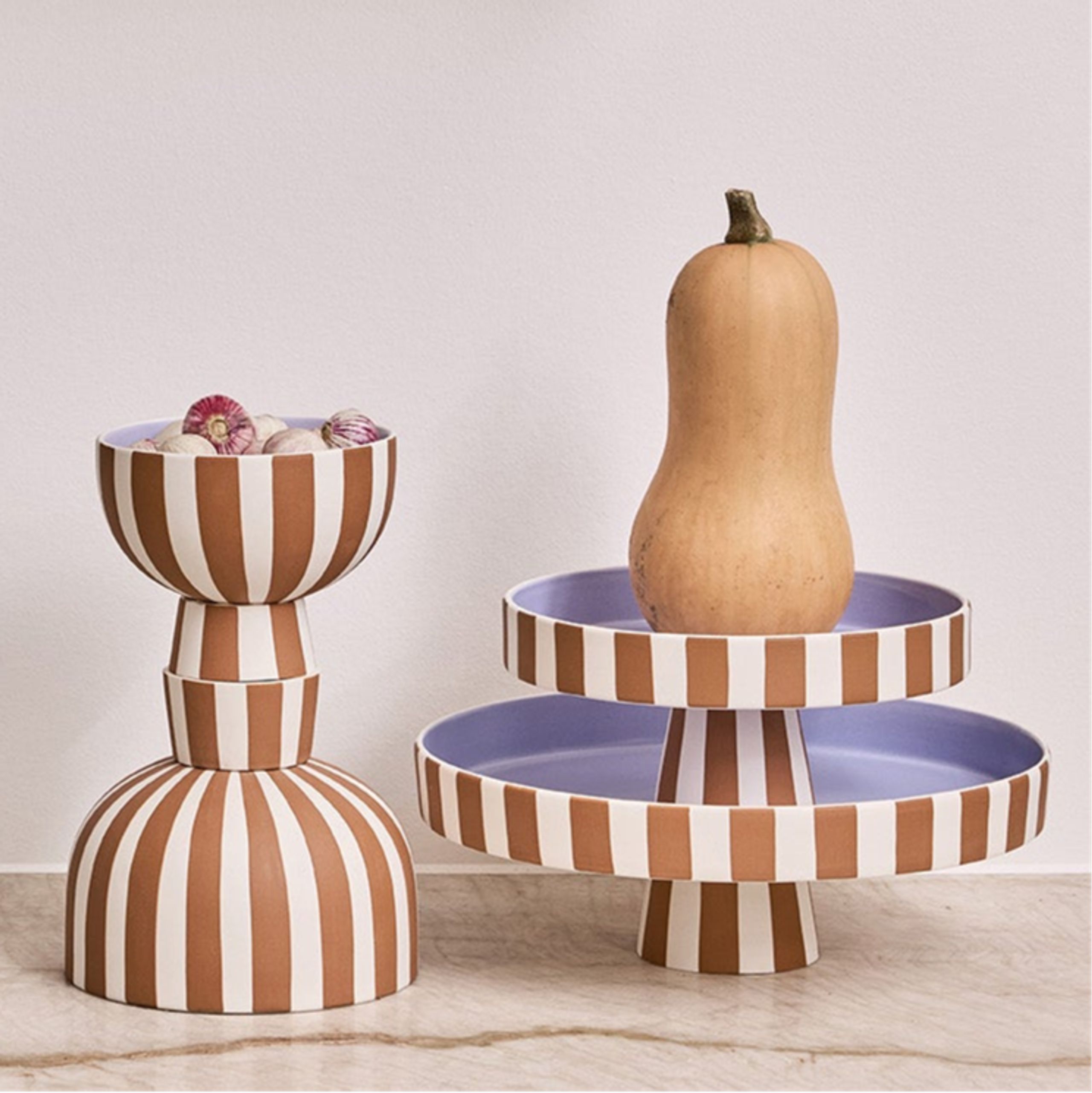 OYOY LIVING - Salud - Toppu Bowl - Caramel/Lavender large