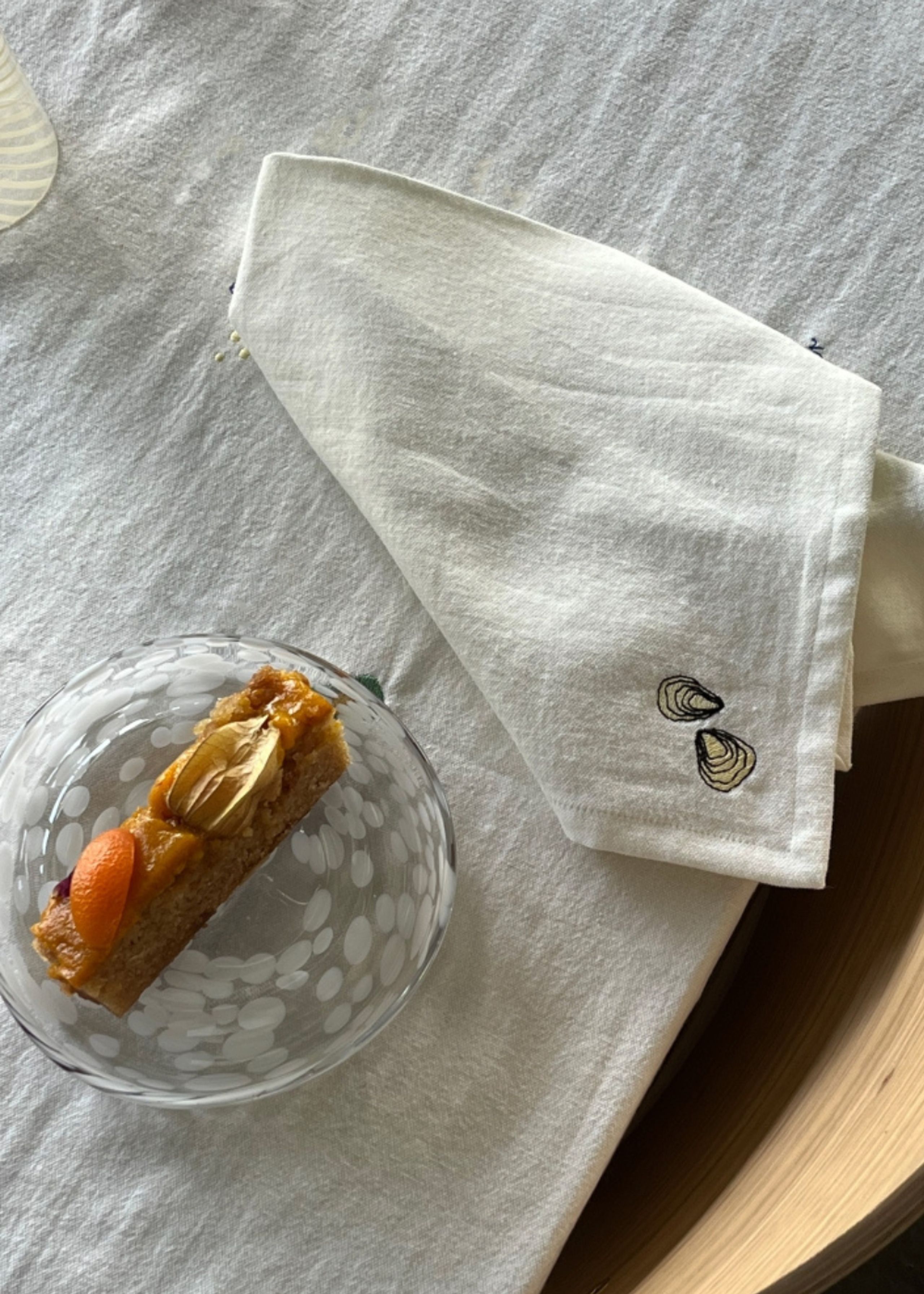 OYOY LIVING - Stoffservietten - New Year Napkin - Pack Of 4 - 102 Offwhite