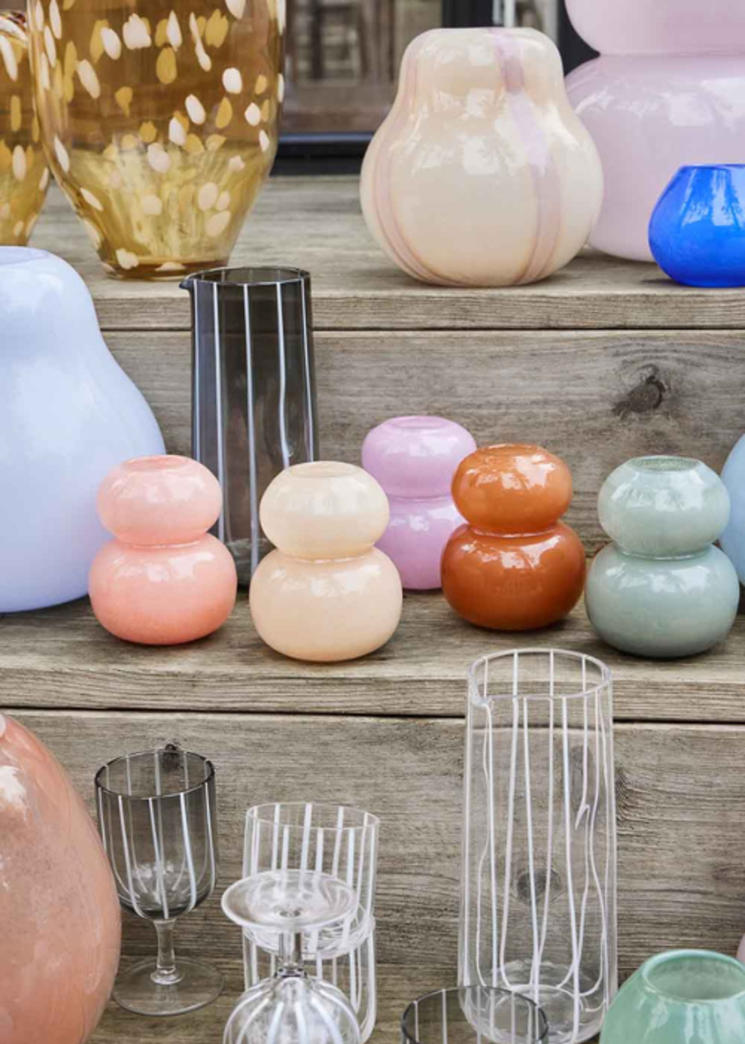 OYOY LIVING - Vase - Kojo Vase - 404 Powder / Rose - Large