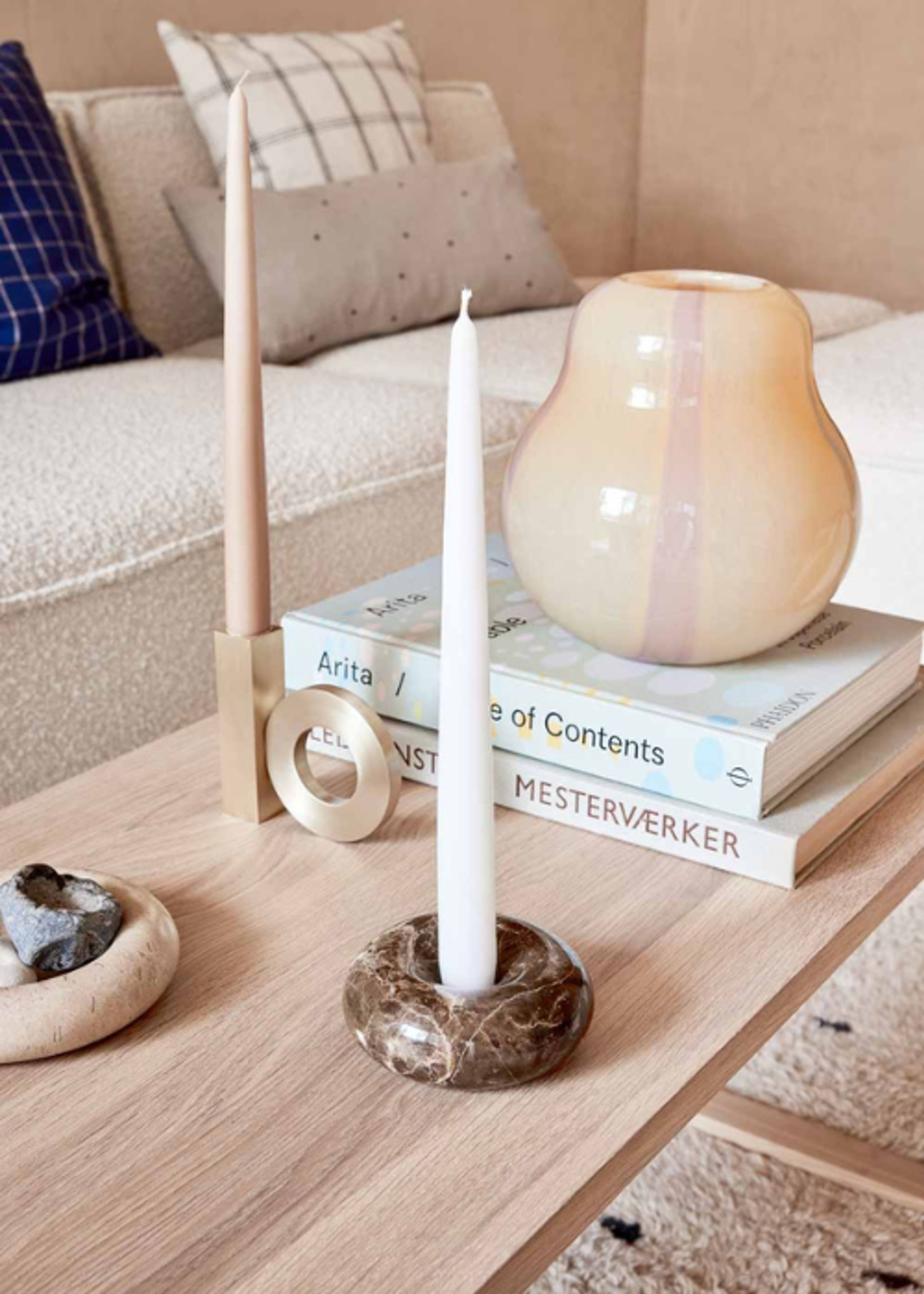 OYOY LIVING - Vase - Kojo Vase - 404 Powder / Rose - Large