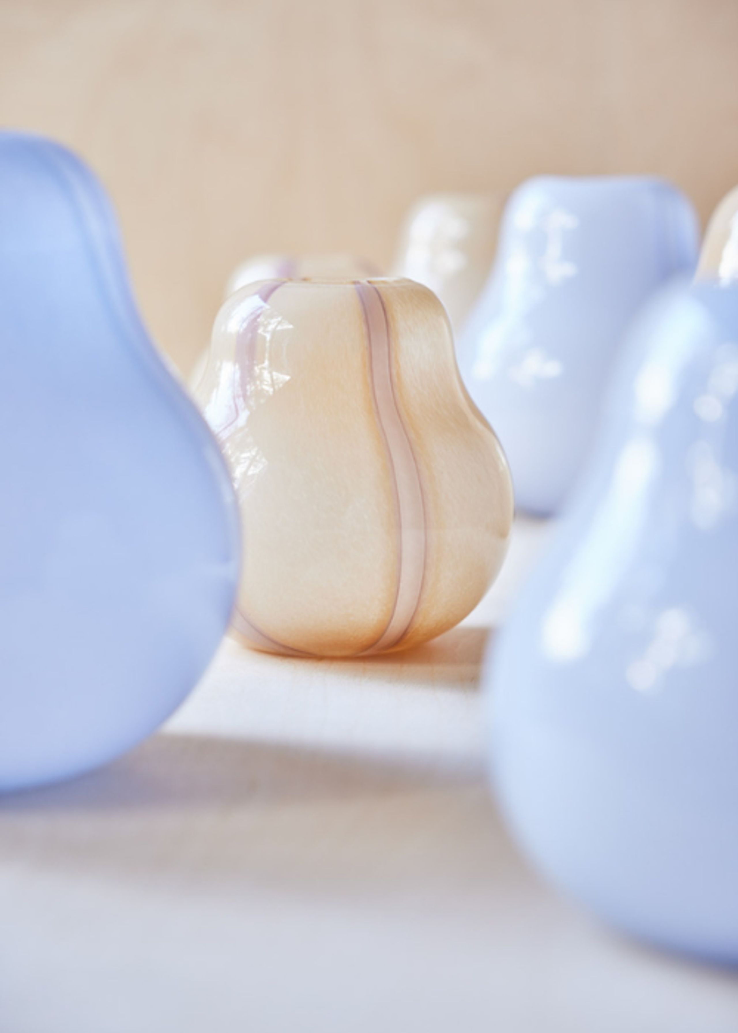 OYOY LIVING - Vase - Kojo Vase - 404 Powder / Rose - Small