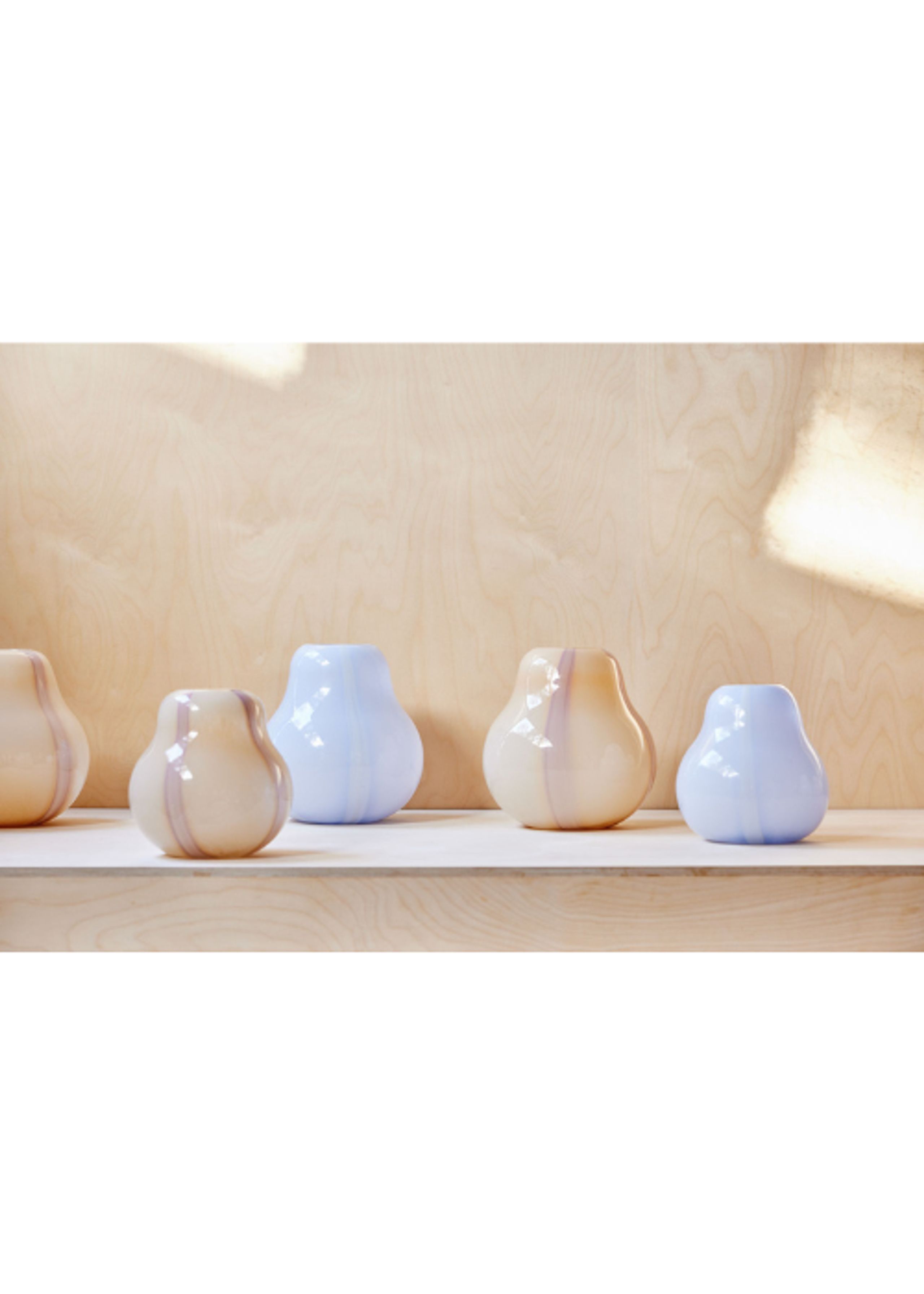 OYOY LIVING - Vase - Kojo Vase - 501 Lavender / White - Small