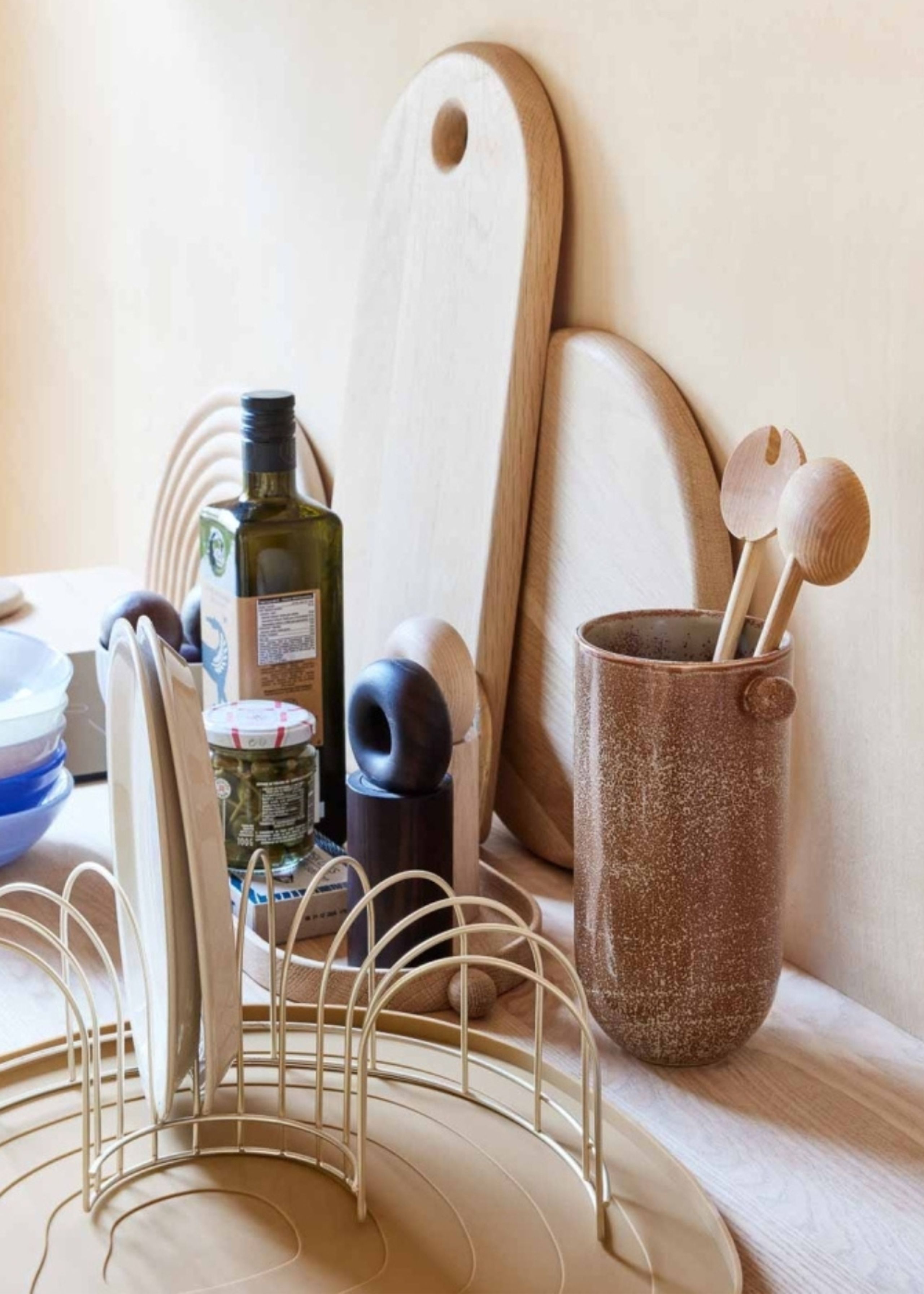 OYOY LIVING - Vase - Saga Vase - 302 Camel