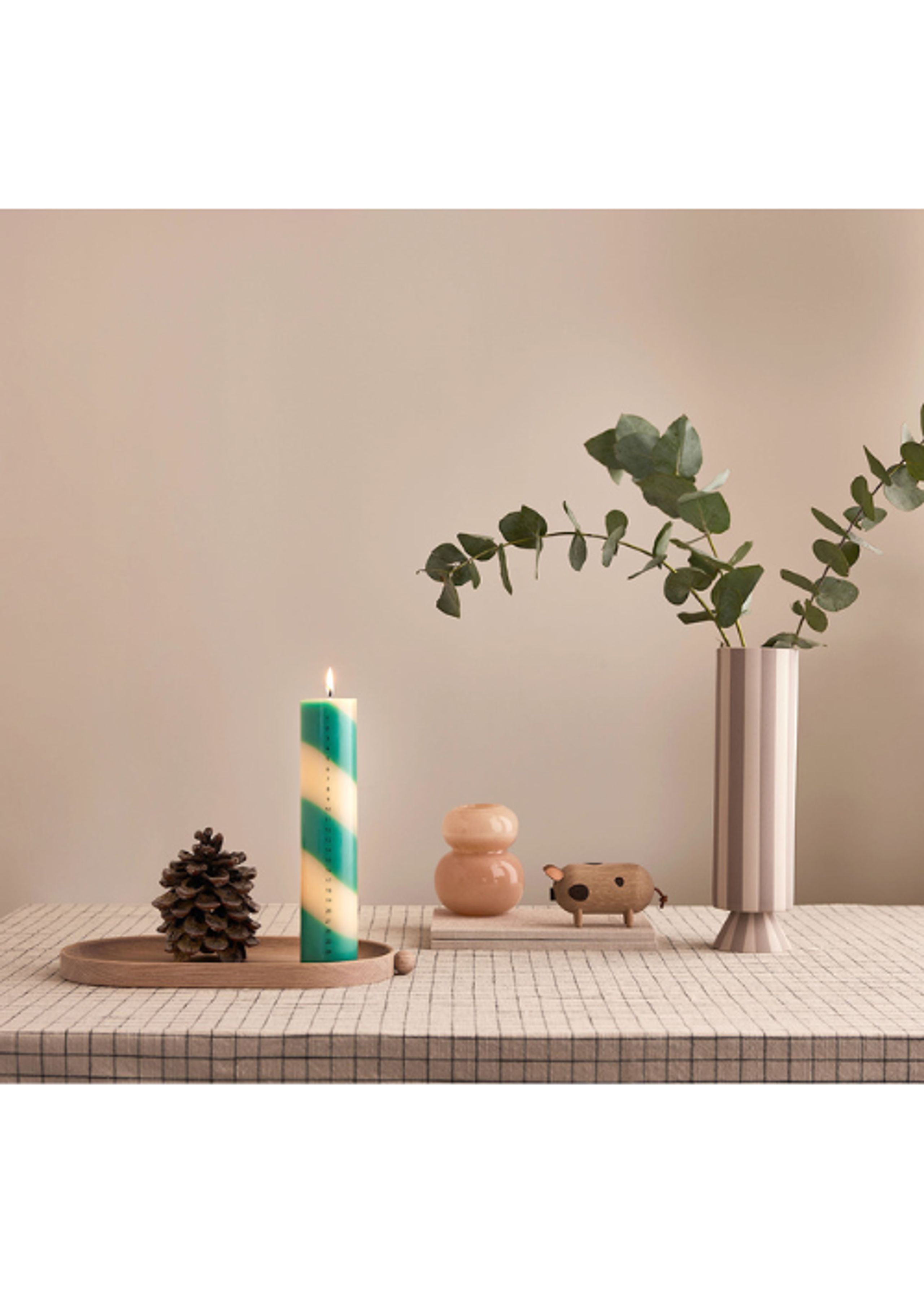 OYOY LIVING - Vaas - Toppu Vase - High - 306 Clay