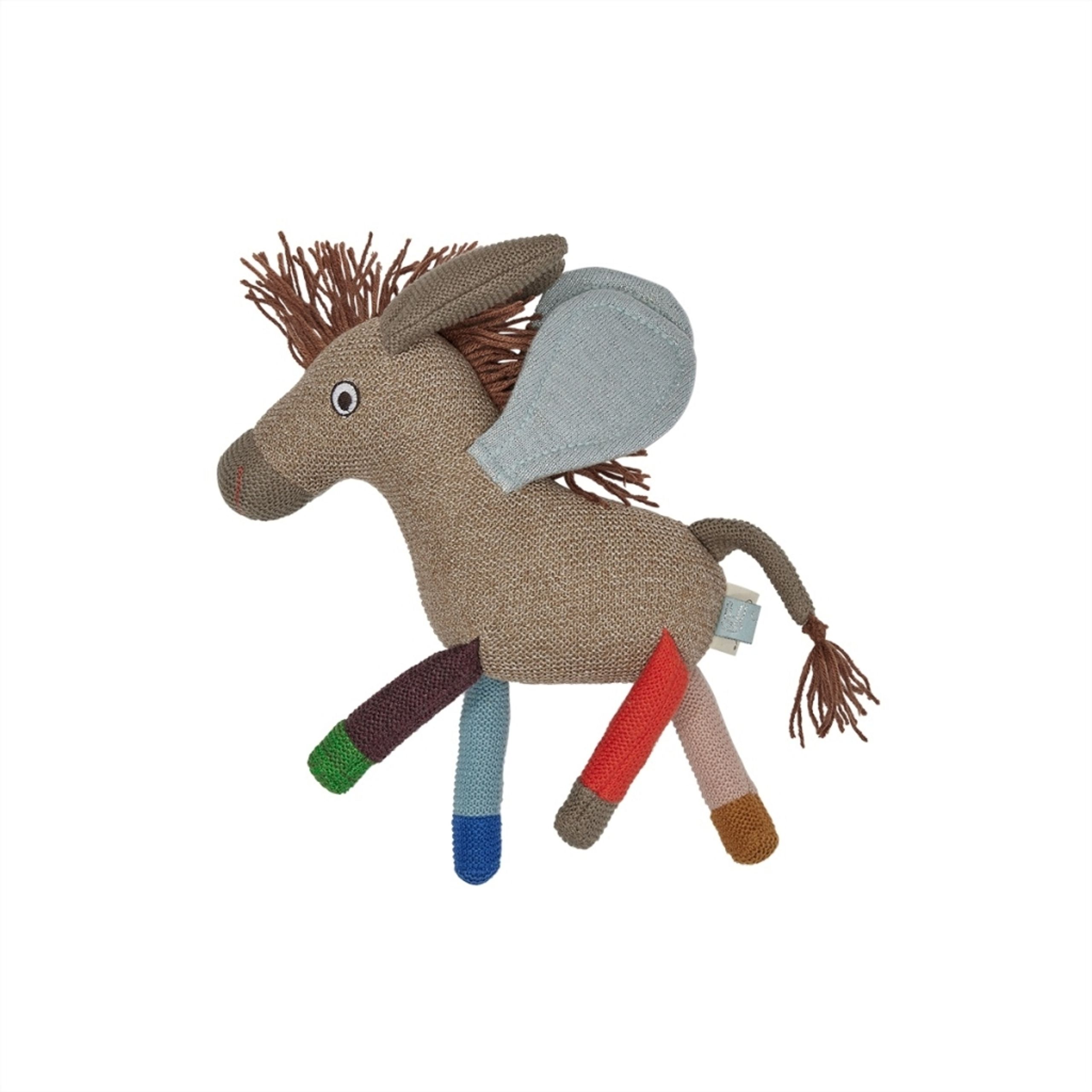 OYOY MINI - Stuffed Animal - Donny Sky Donkey - 908 Multi