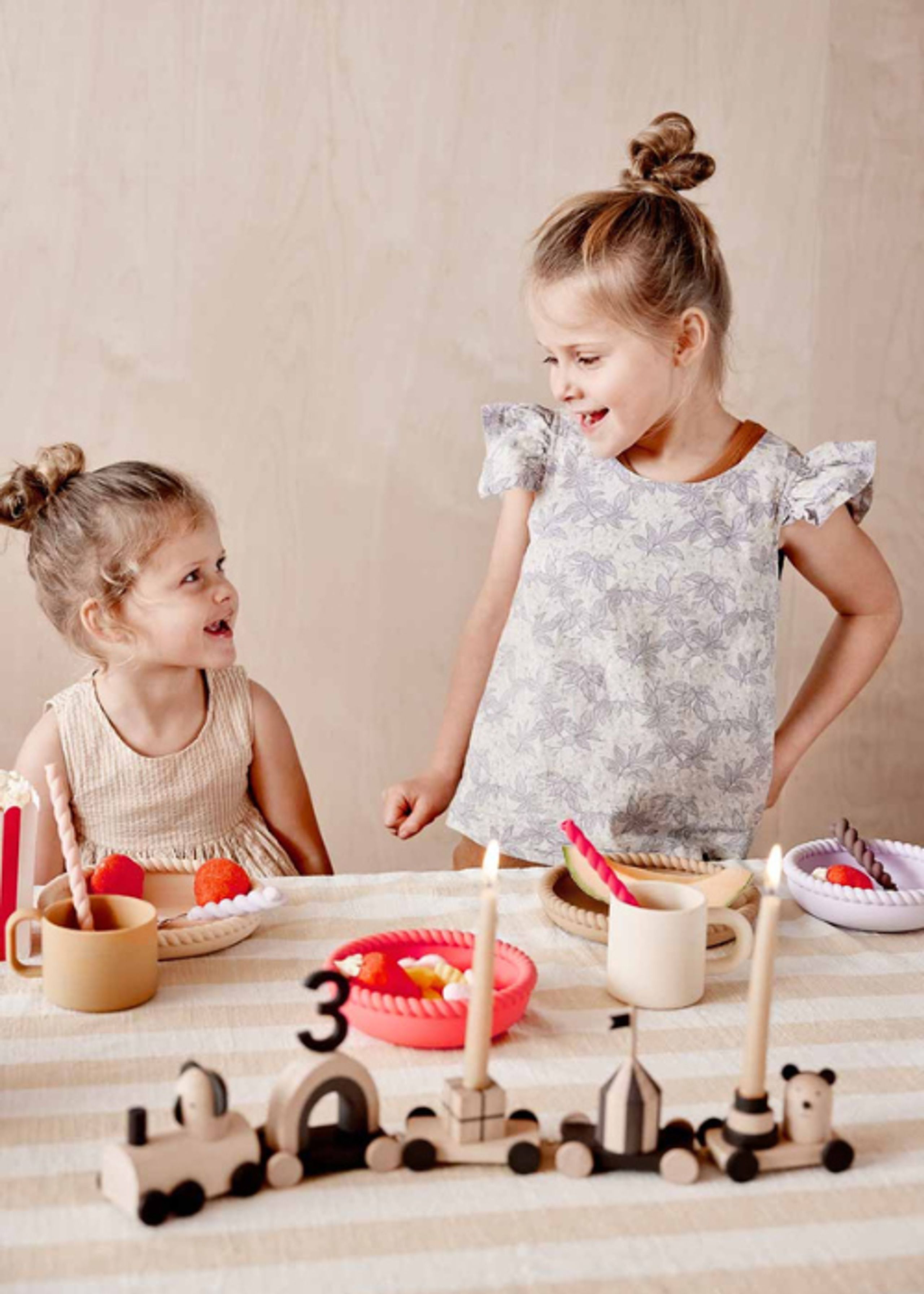 OYOY MINI - Børnebestik - Mellow Cutlery - Pack of 3 - 501 Lavender / Vanilla / Cherry Red