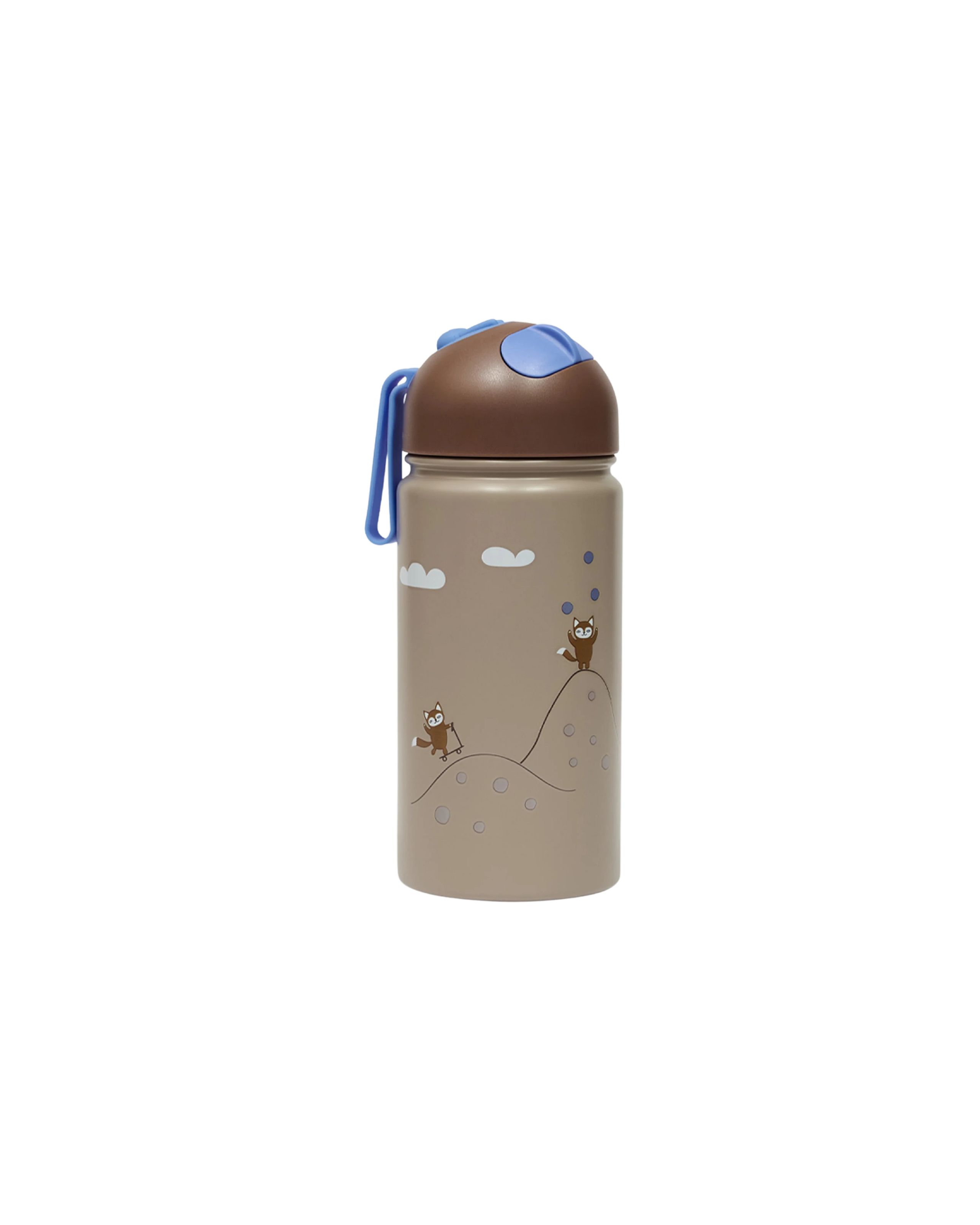 OYOY MINI - Children's drinking bottle - Friends In The Forest Bottle - 360ml - Blue