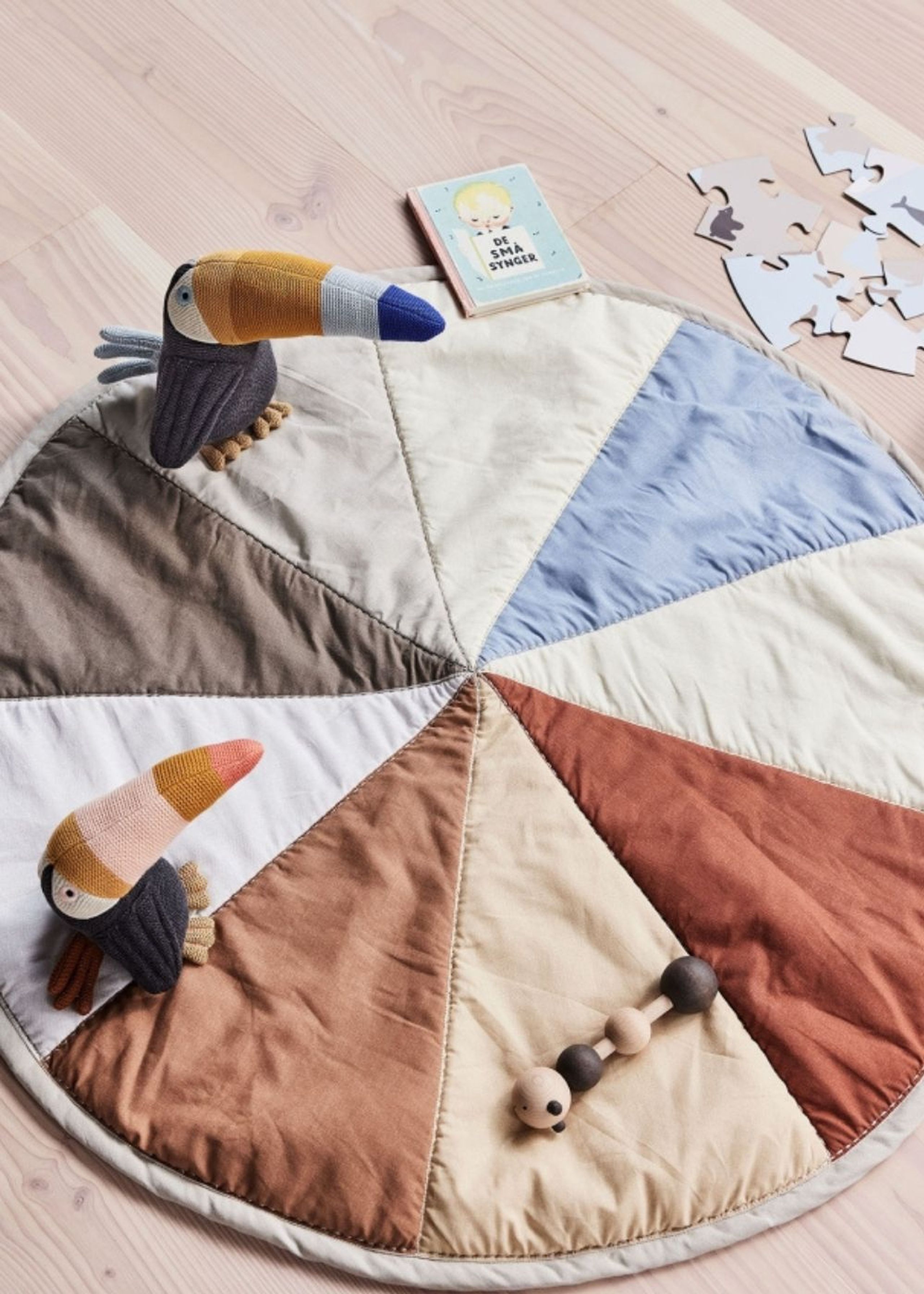 OYOY MINI - Børnegulvtæppe - Moni Quilted Blanket - 908 Multi