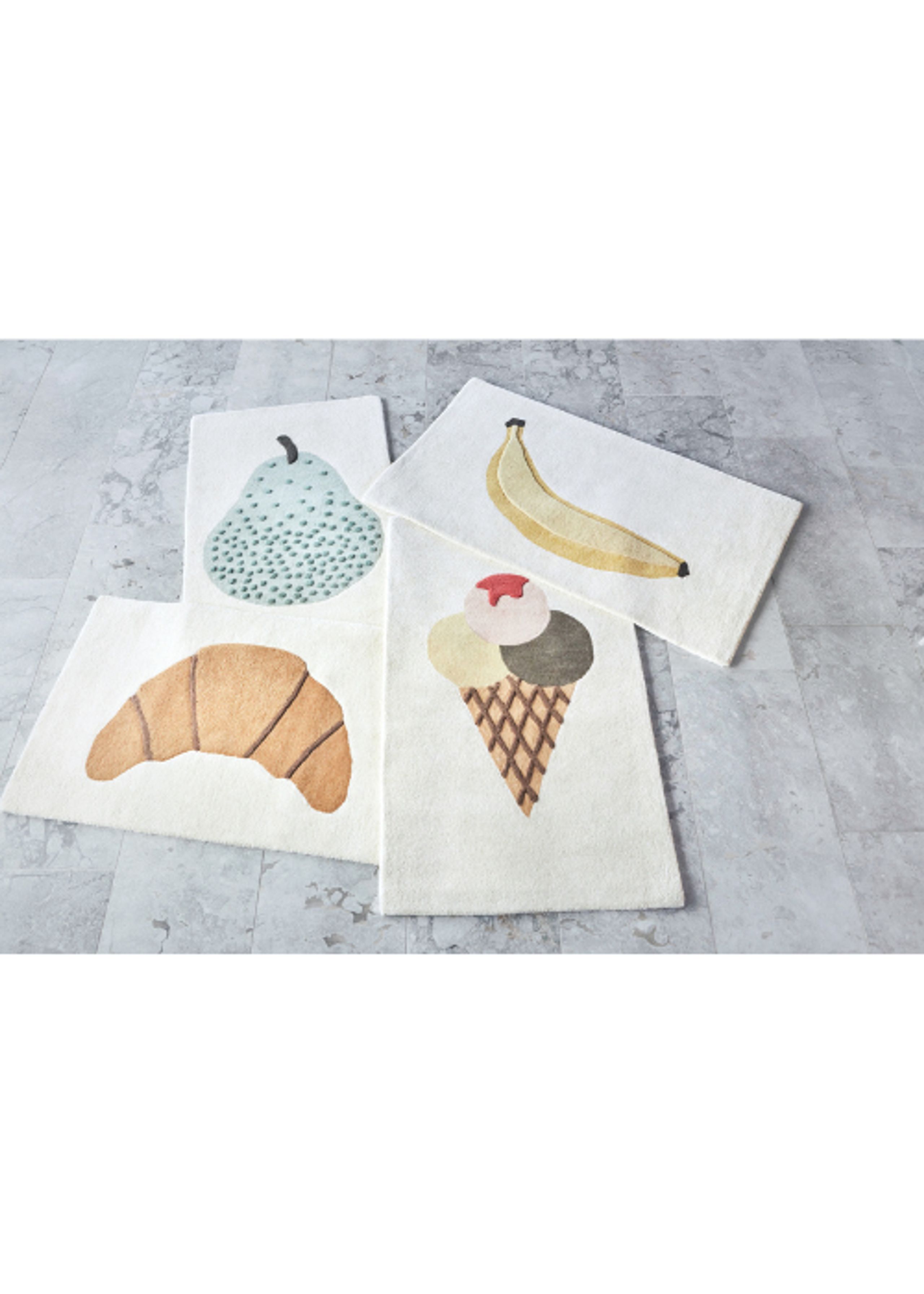 OYOY MINI - Børnegulvtæppe - Tufted Miniature Rug - 908 Multi - Ice Cream