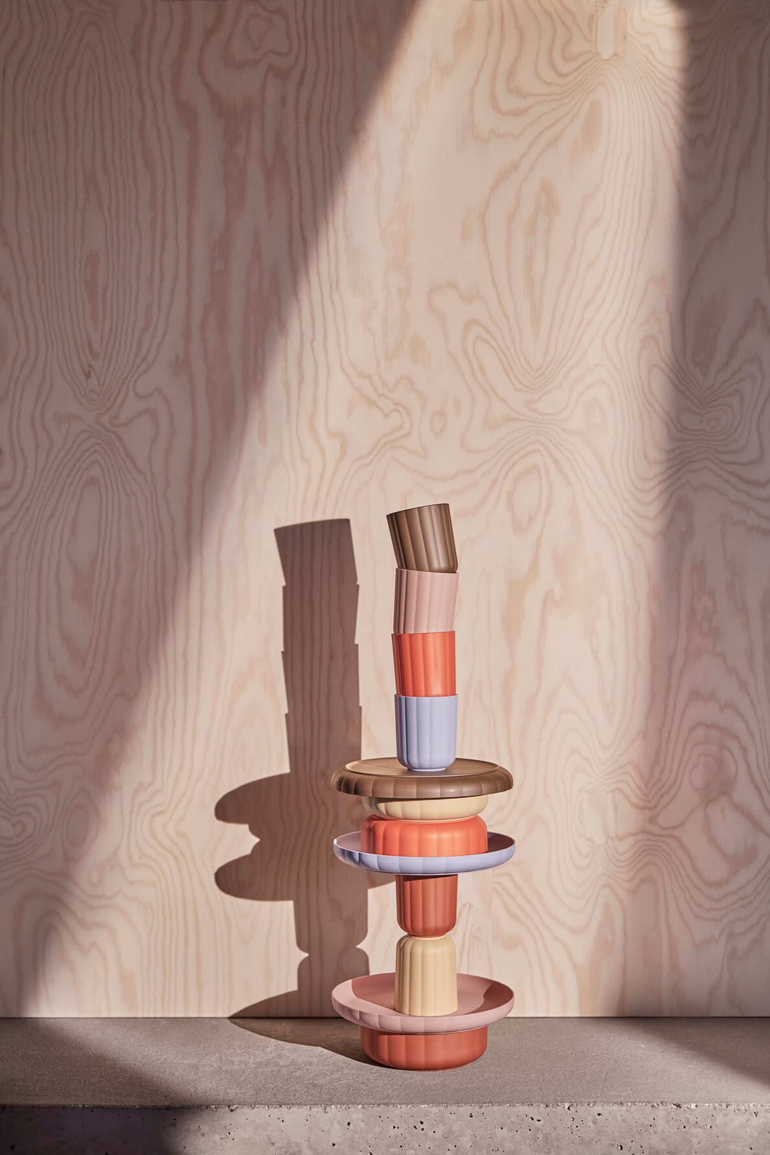 OYOY MINI - Børnekop - Pullo kop - pakke med 2 - Caramel / Ice Blue