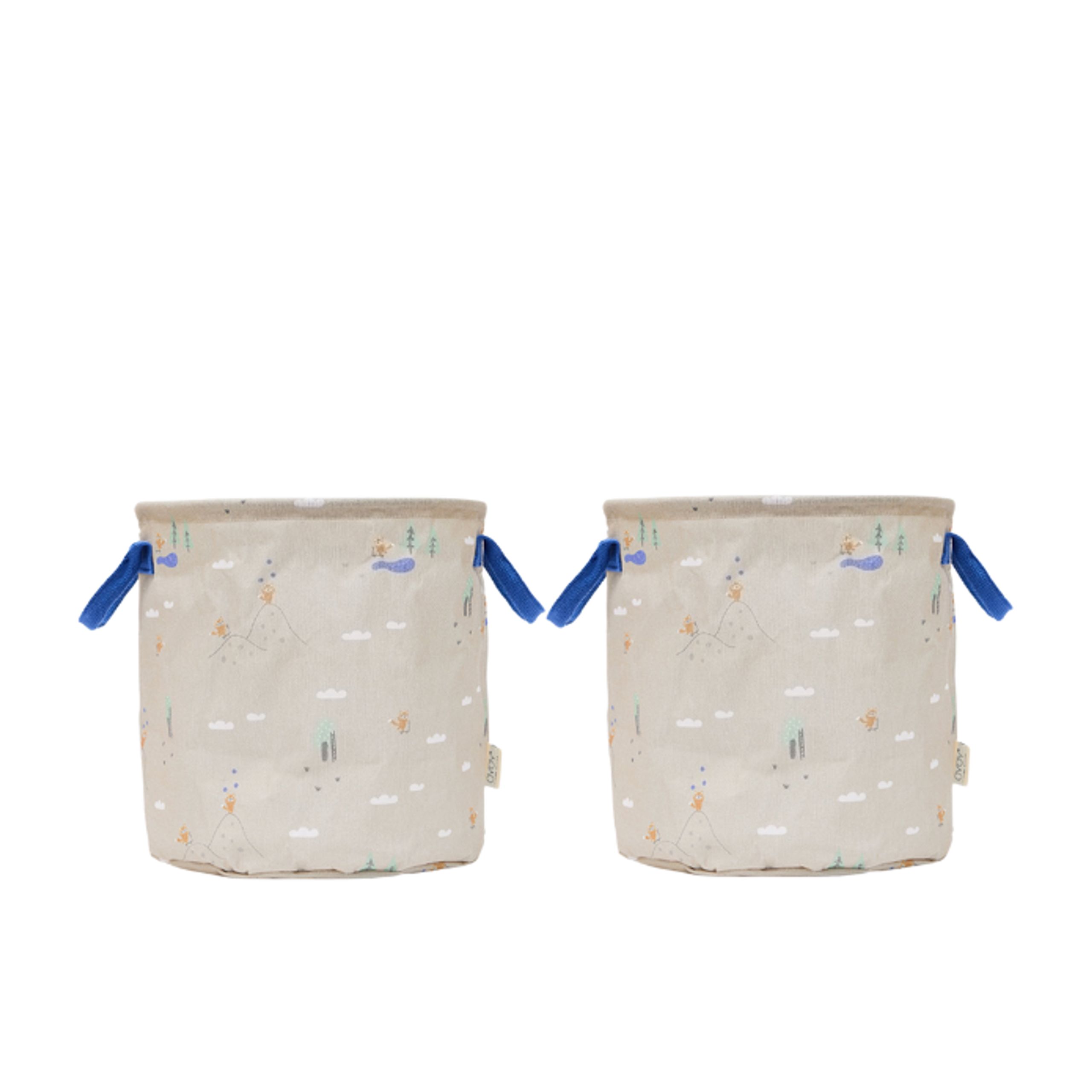 OYOY MINI - Child storage box - Forest Storage - Beige/Blue, Medium