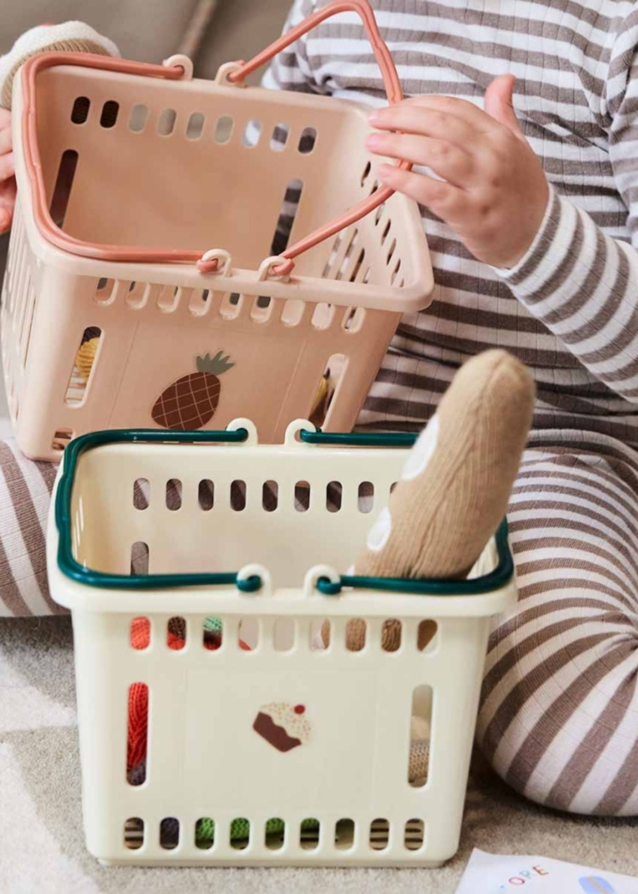 OYOY MINI - Hračky - Yummy Shopping Basket - 207 Mellow