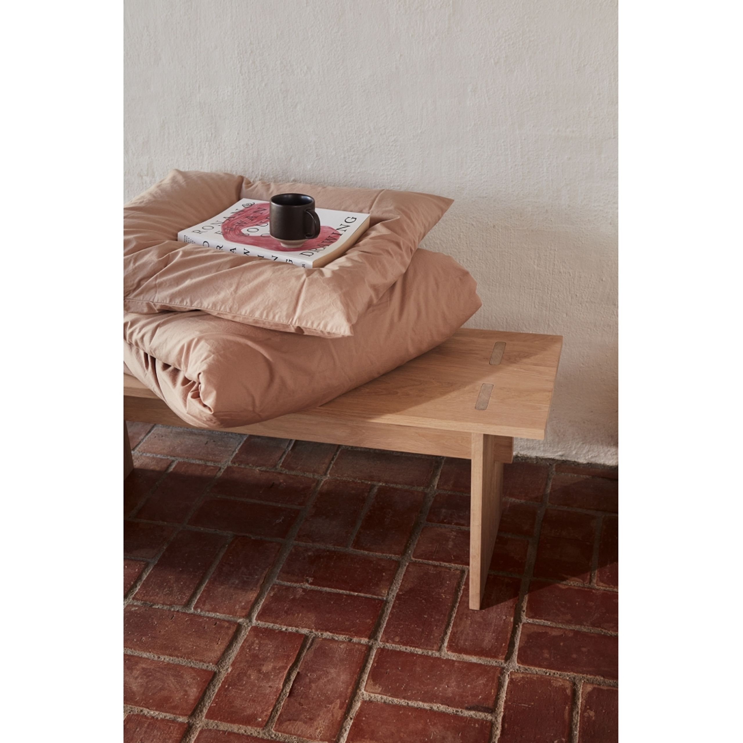 OYOY - Sengesæt - Nuku Bedding - Adult Ekstra - Dark Powder