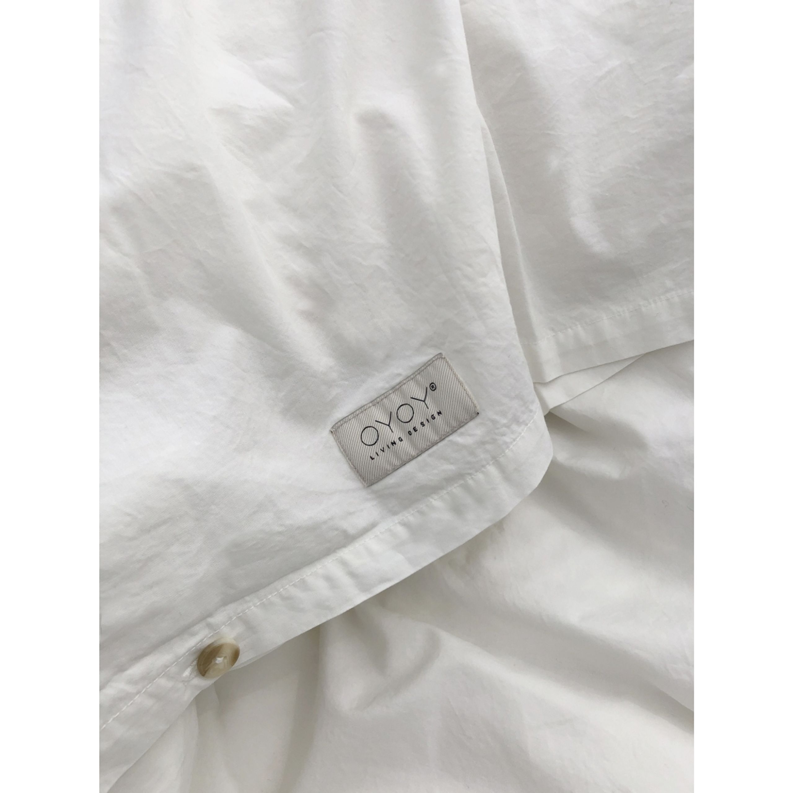 OYOY - Sengesæt - Nuku Bedding - Adult Ekstra - Offwhite