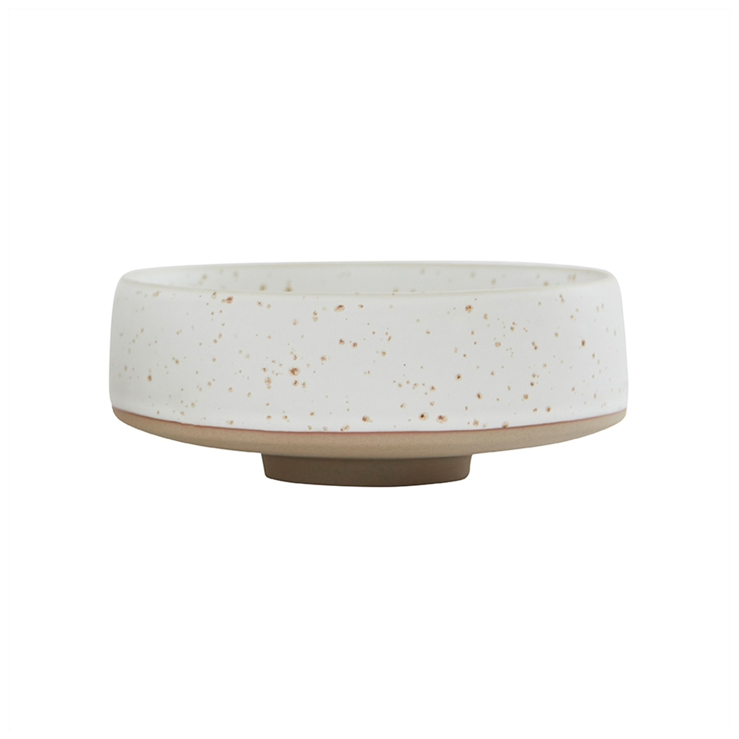 OYOY - Bowl - Hagi Bowl - White / Light Brown - Medium