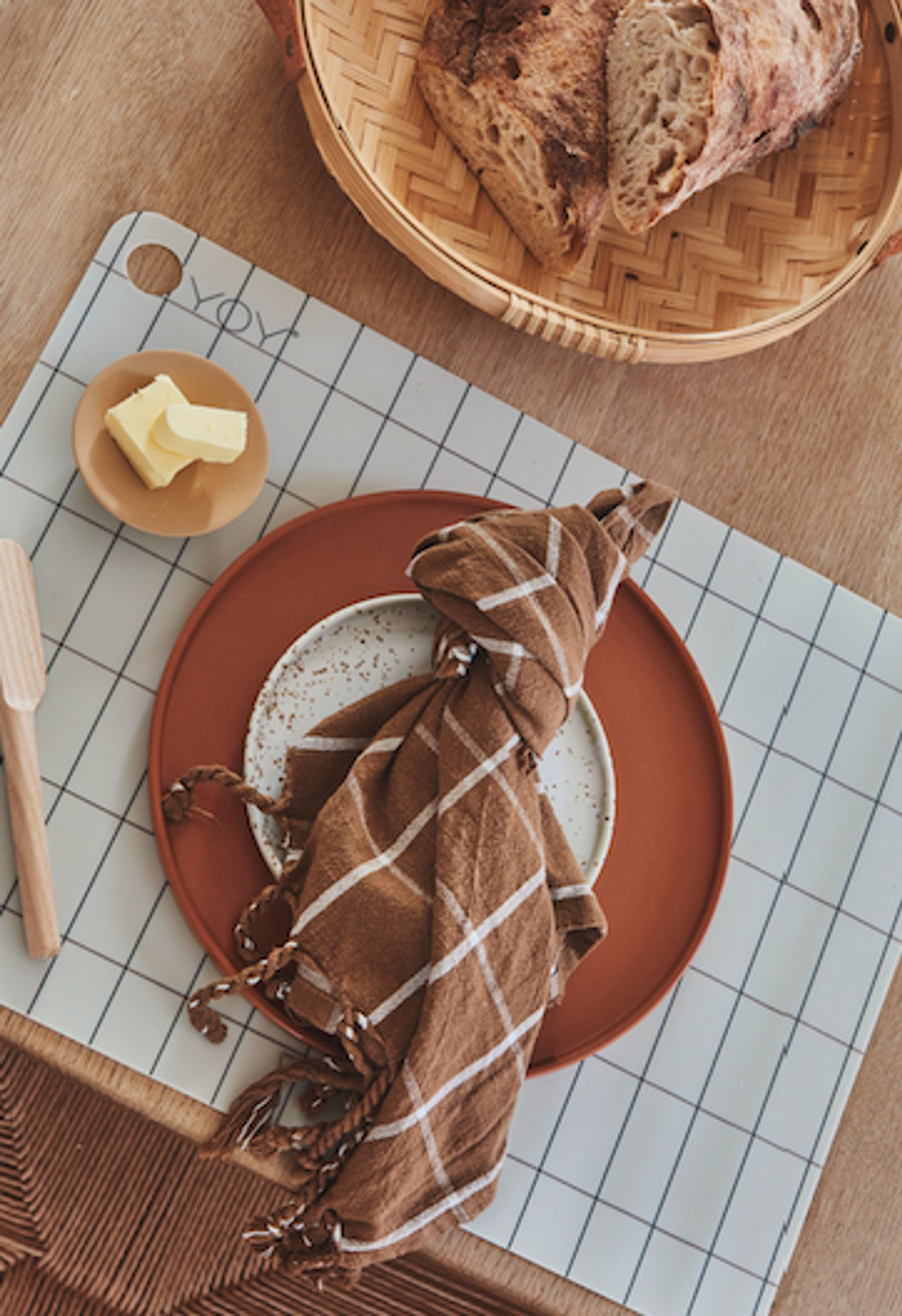 OYOY - Schaal - Hagi Mini Bowl - White/Light Brown