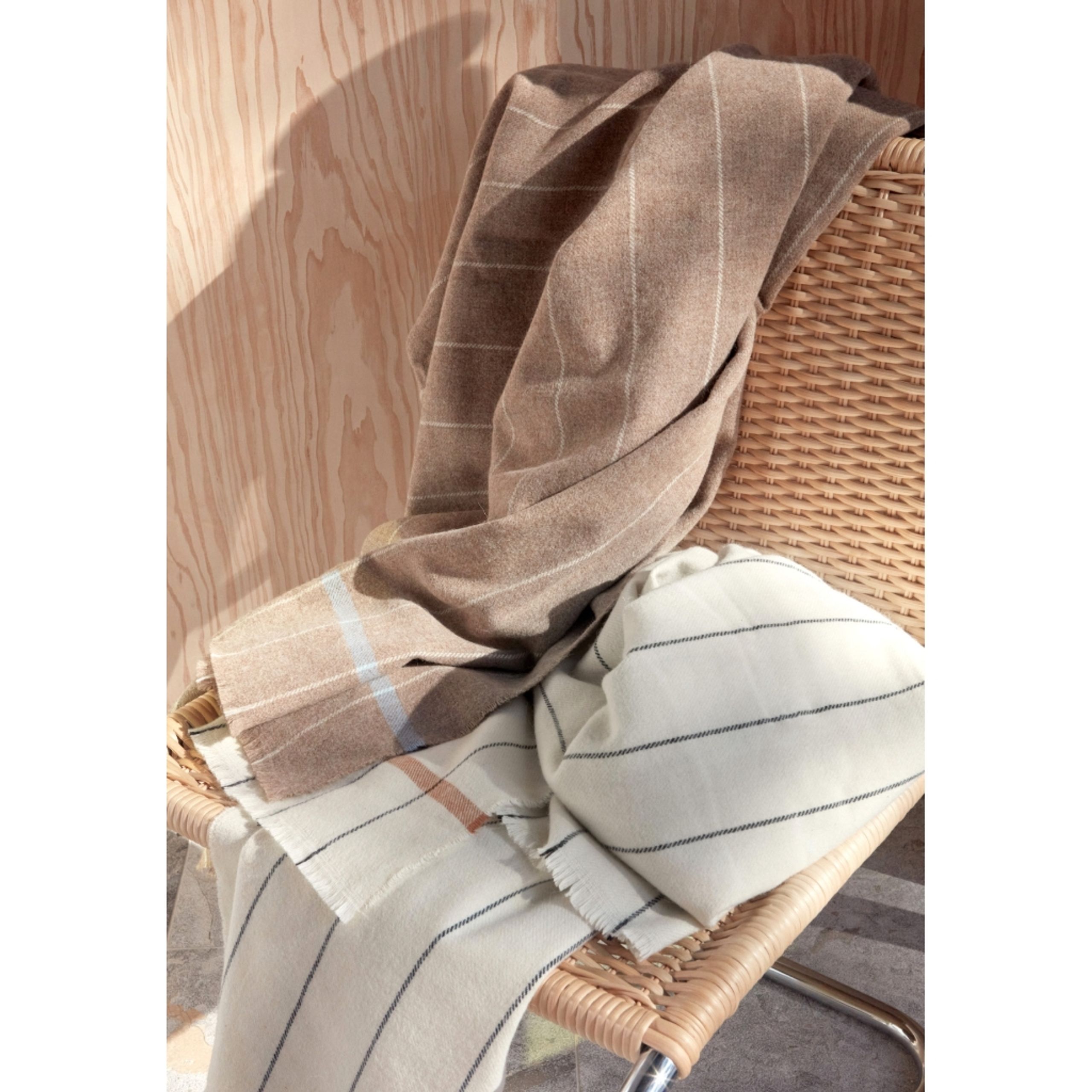 OYOY - Tapis - Balama Blanket Wool - Offwhite