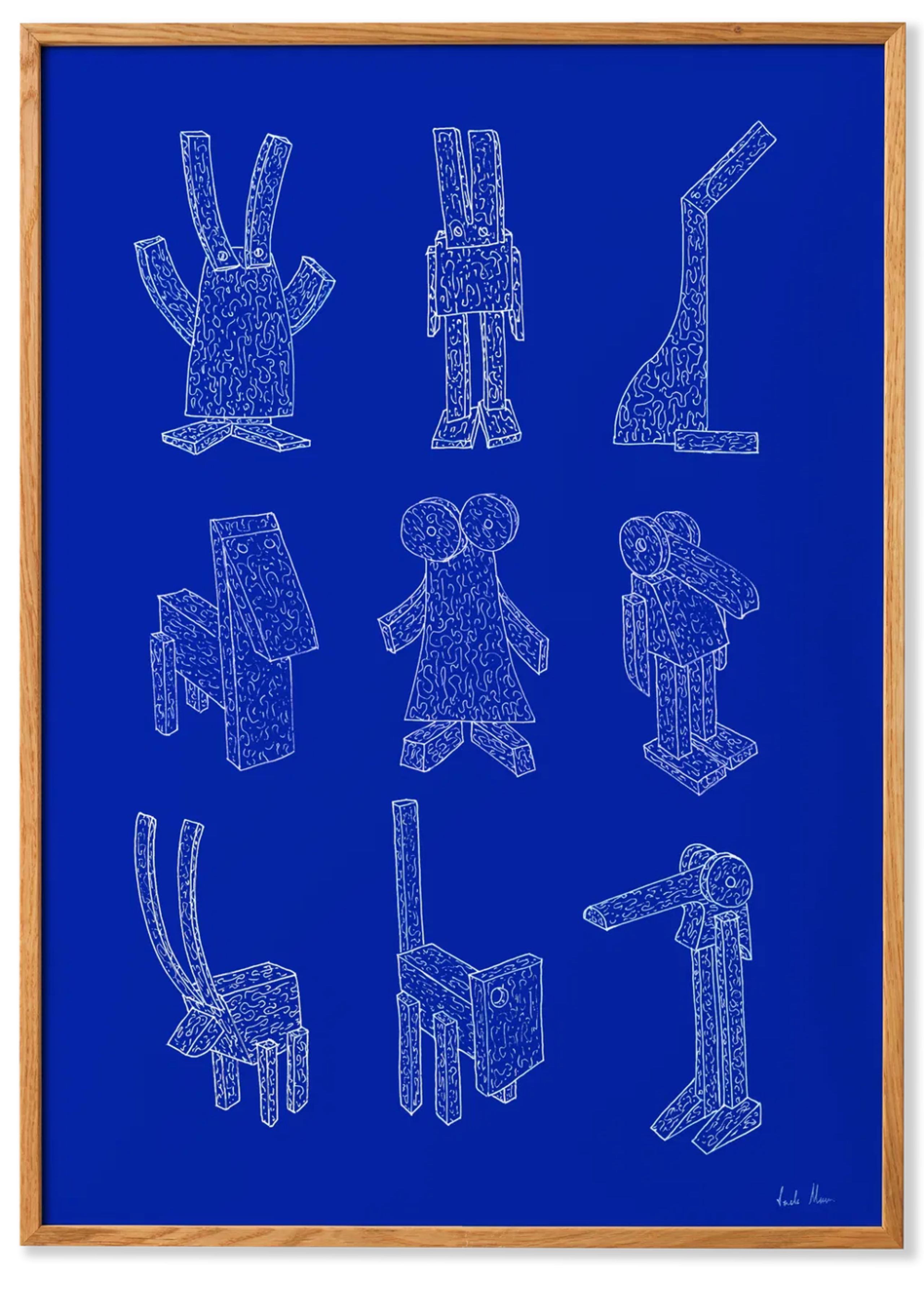 Paper Collective - Poster - Offcut Animals - Offcut Animals