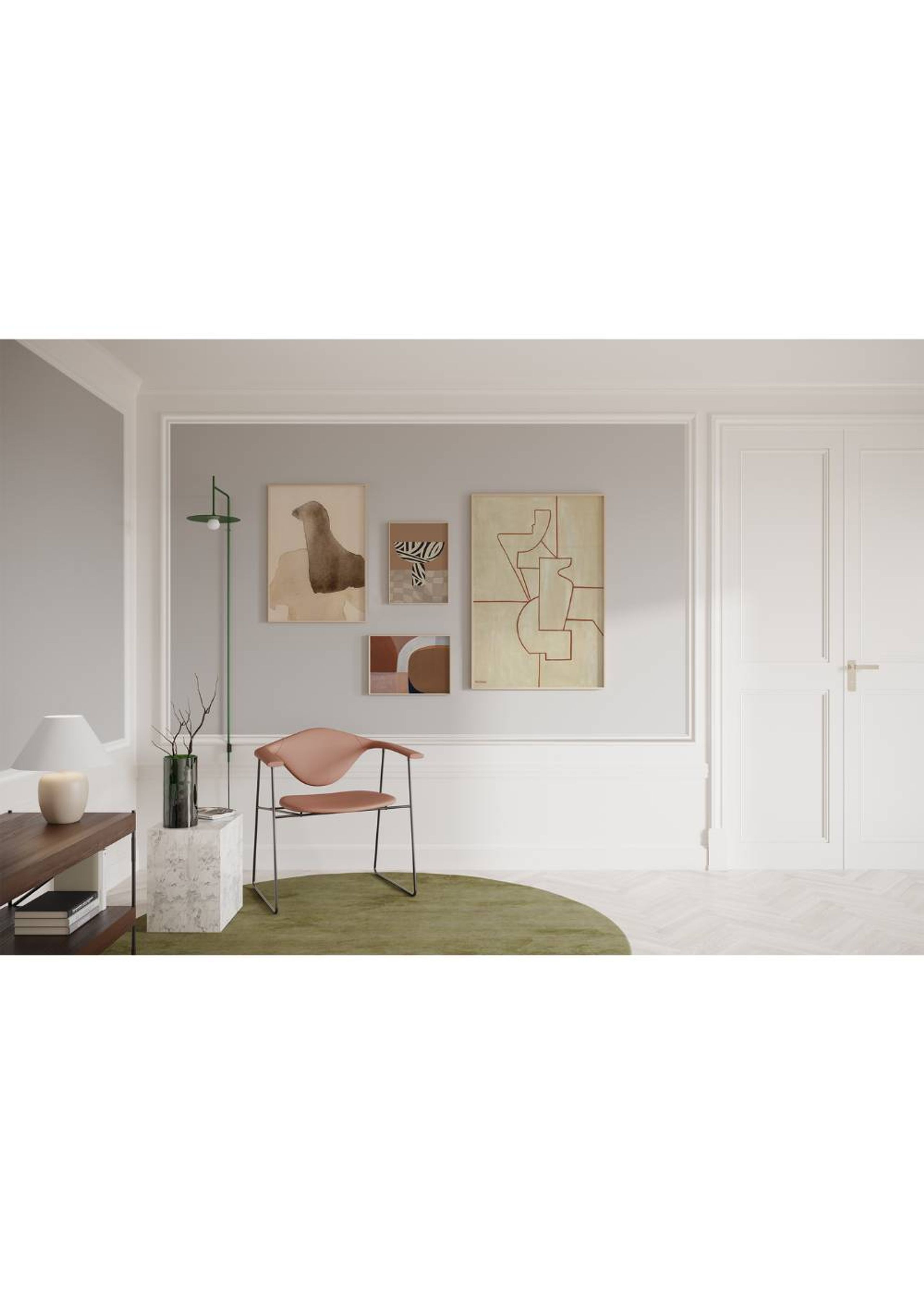 Paper Collective - Poster - Poster By Berit Mogensen Lopez - Painted Shapes 01