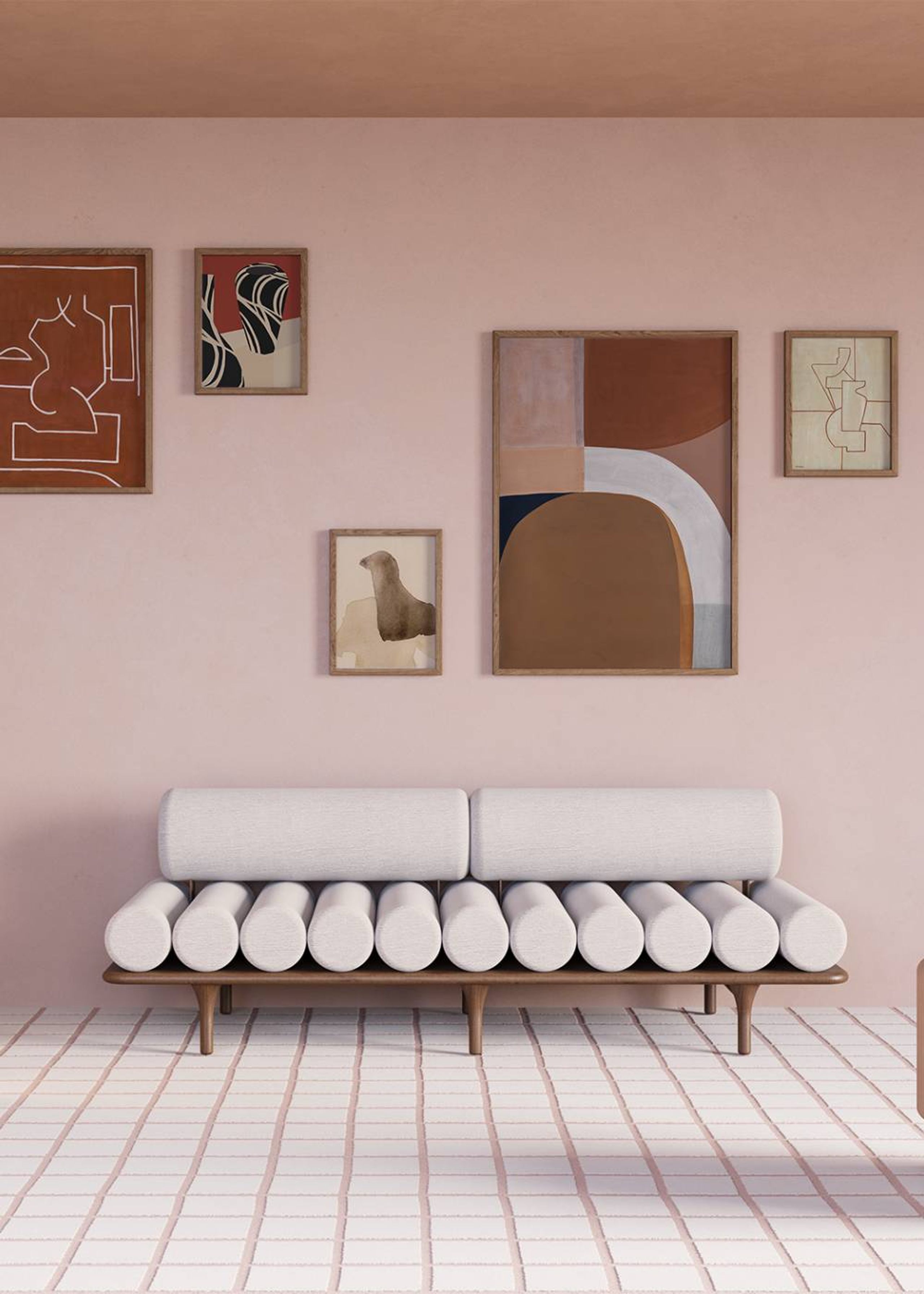 Paper Collective - Poster - Poster By Berit Mogensen Lopez - Painted Shapes 01