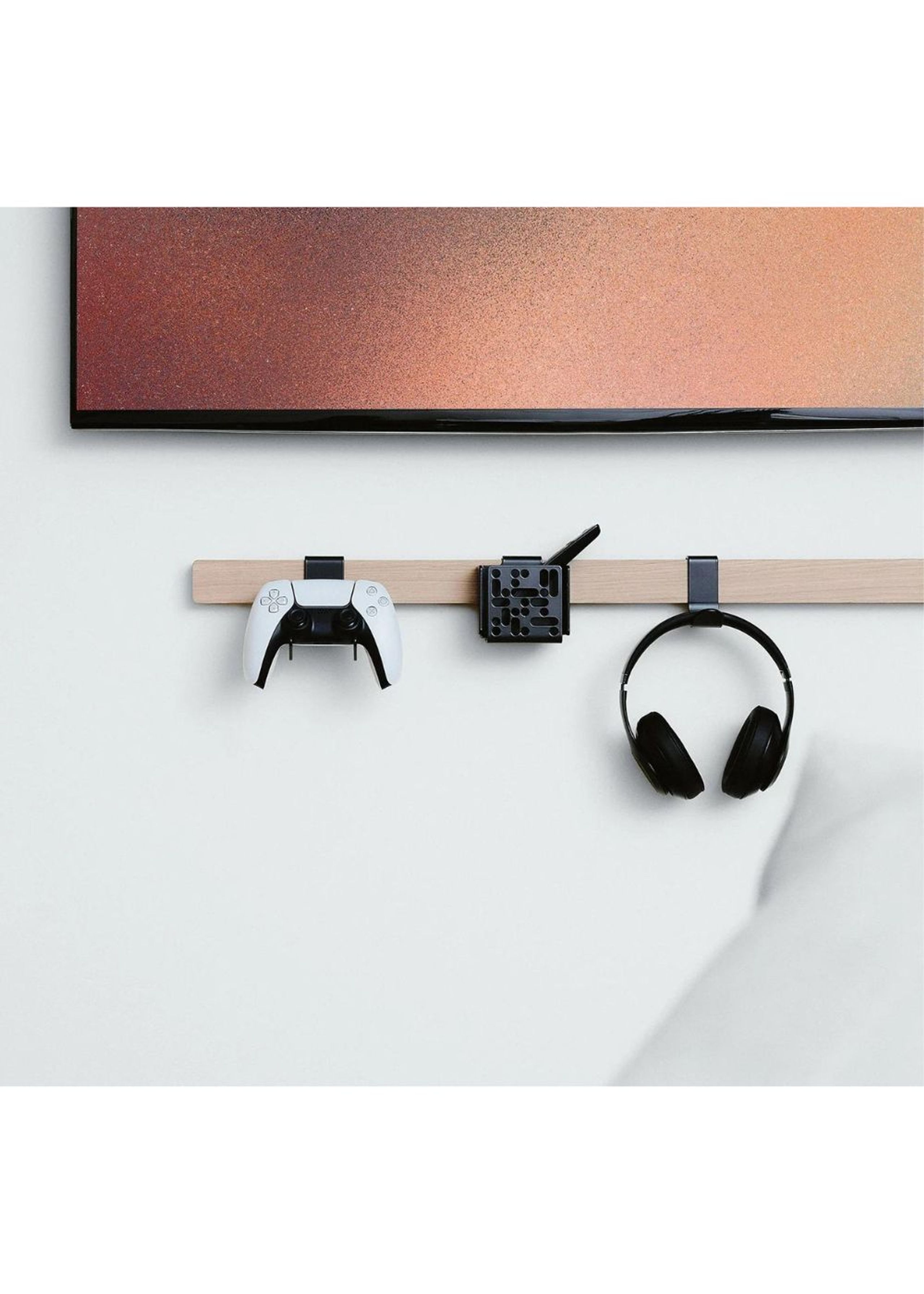 Pedestal - Beschläge - Wall bar - Dark Oak