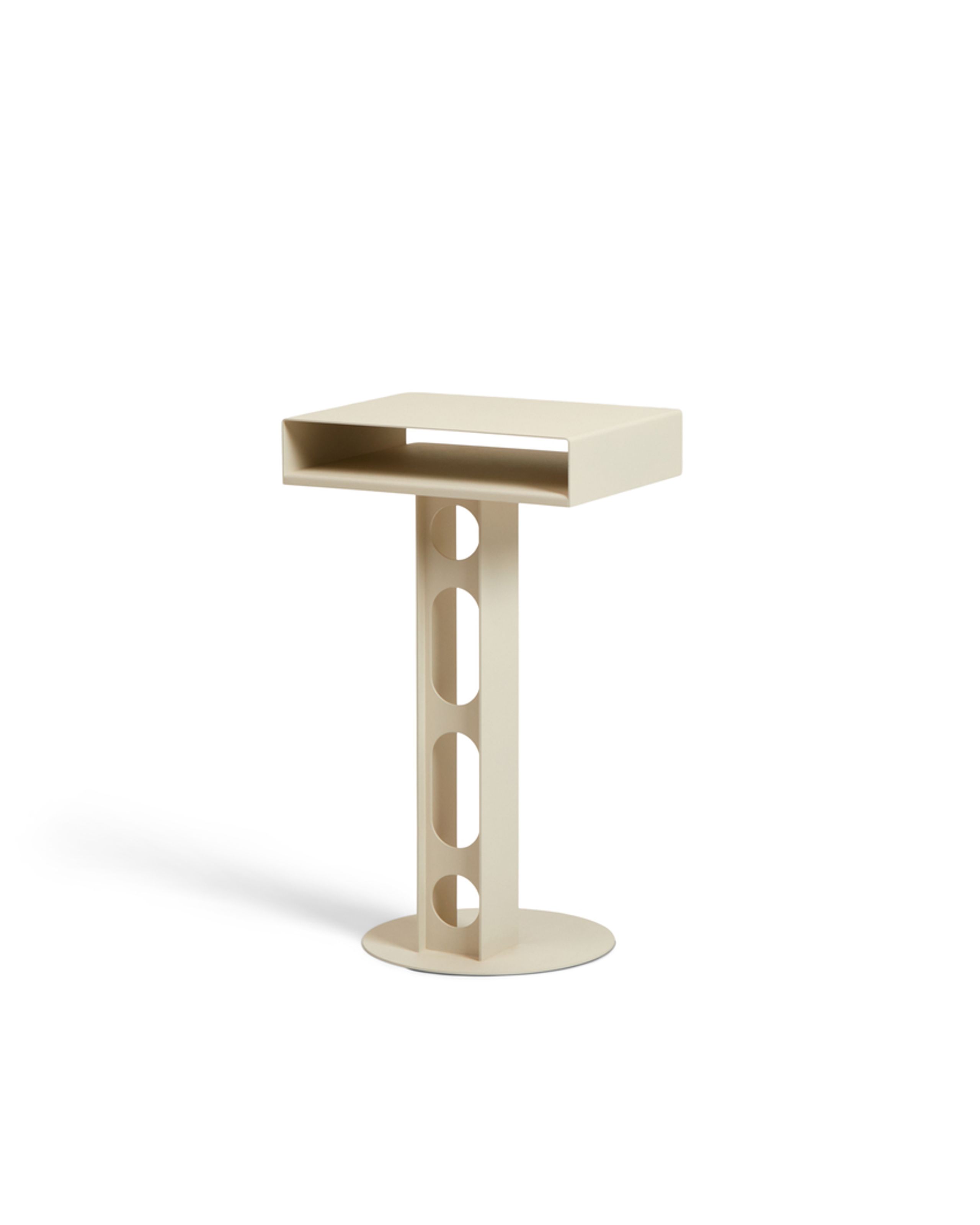 Pedestal - Side table - Sidekick Table - Pearl