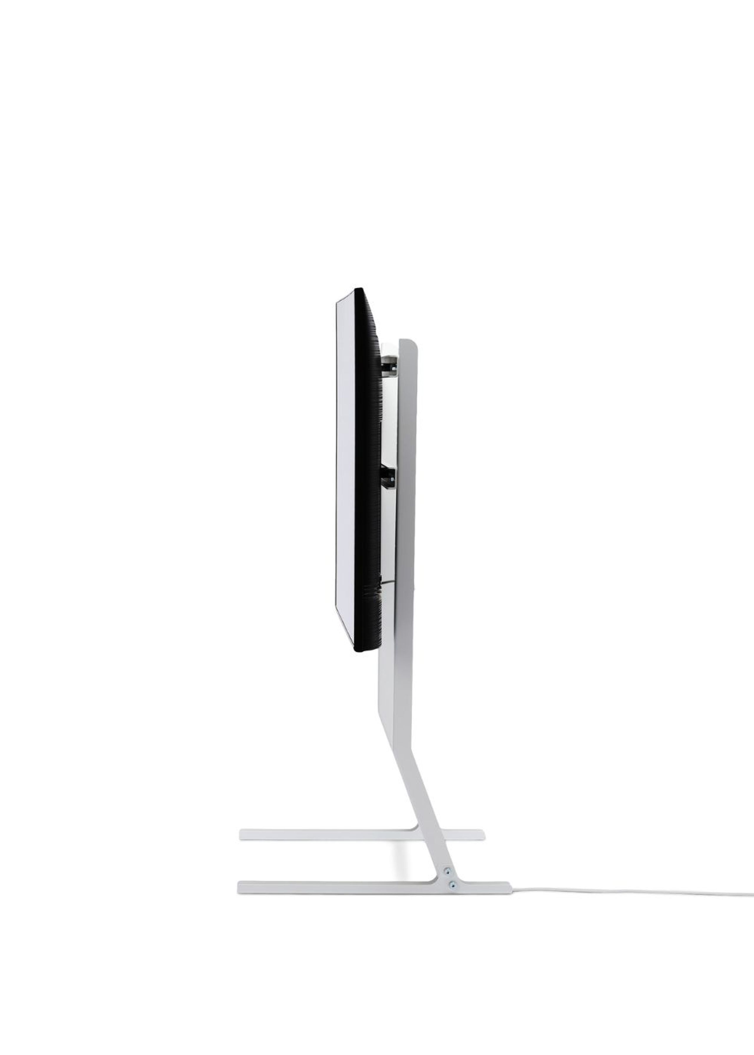 Pedestal - TV-Stander - Bendy Tall Stand - Snow