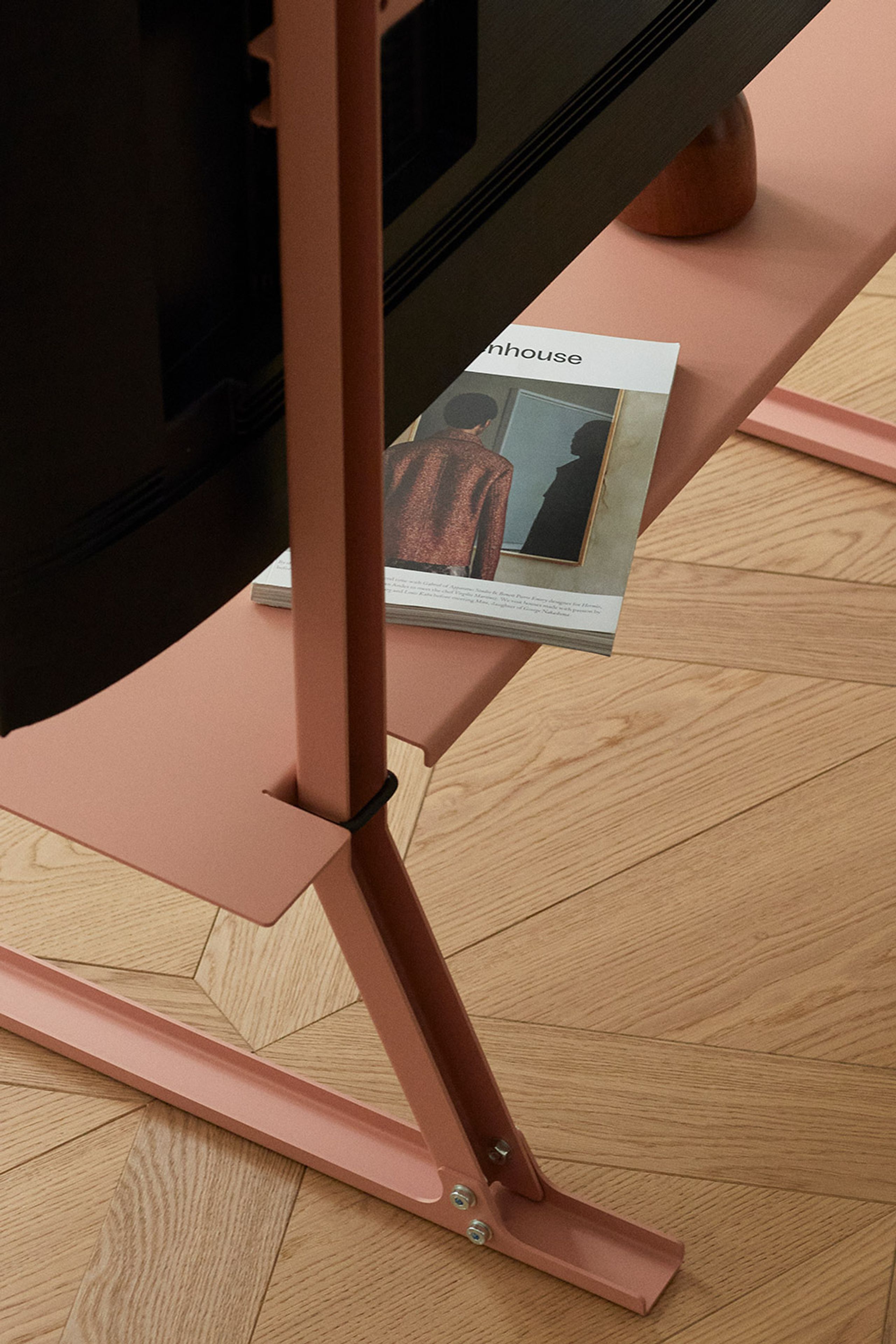 Pedestal - TV-Stander - Bendy Tall Stand - Snow