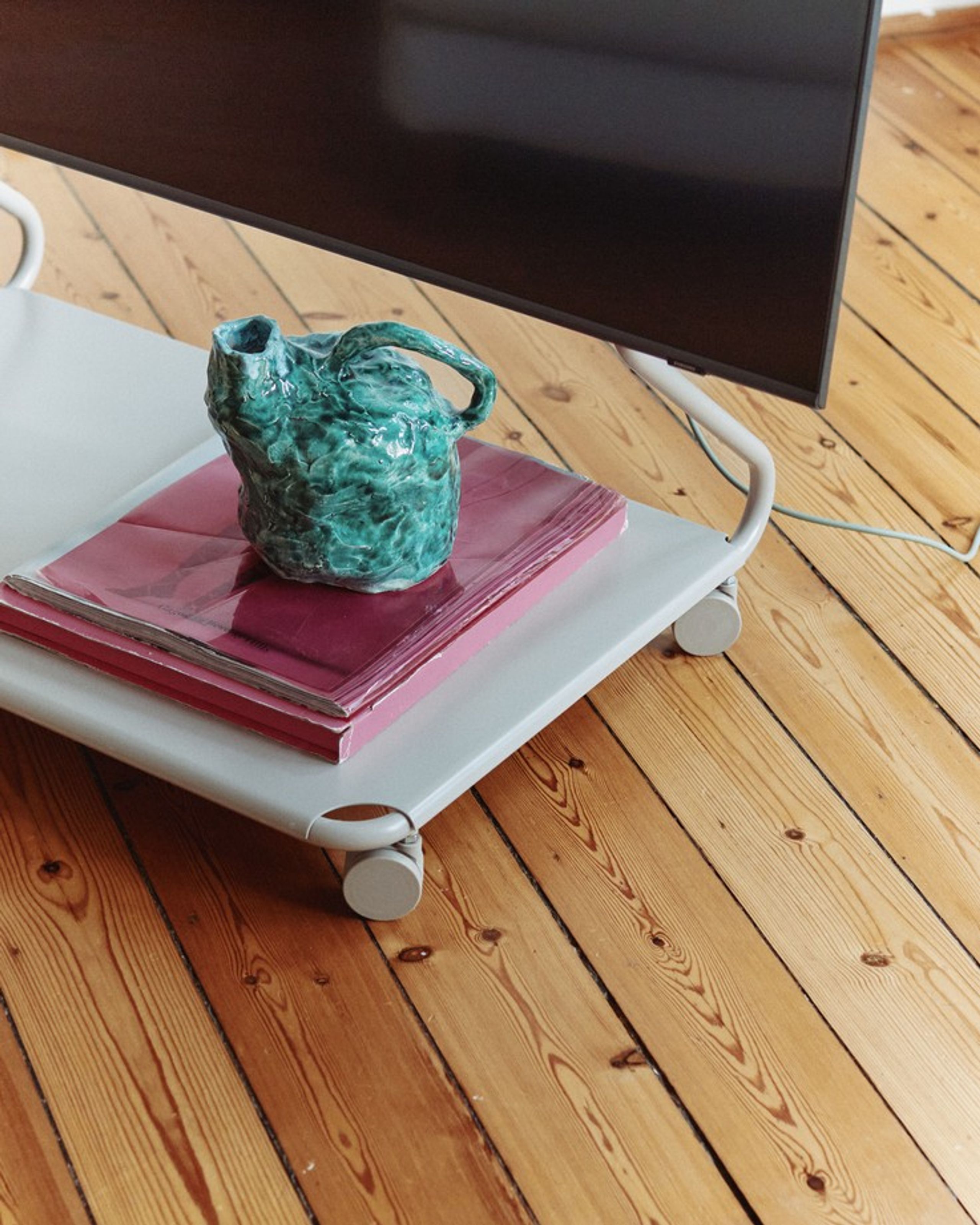 Pedestal - Meuble TV - Disco - Chrome