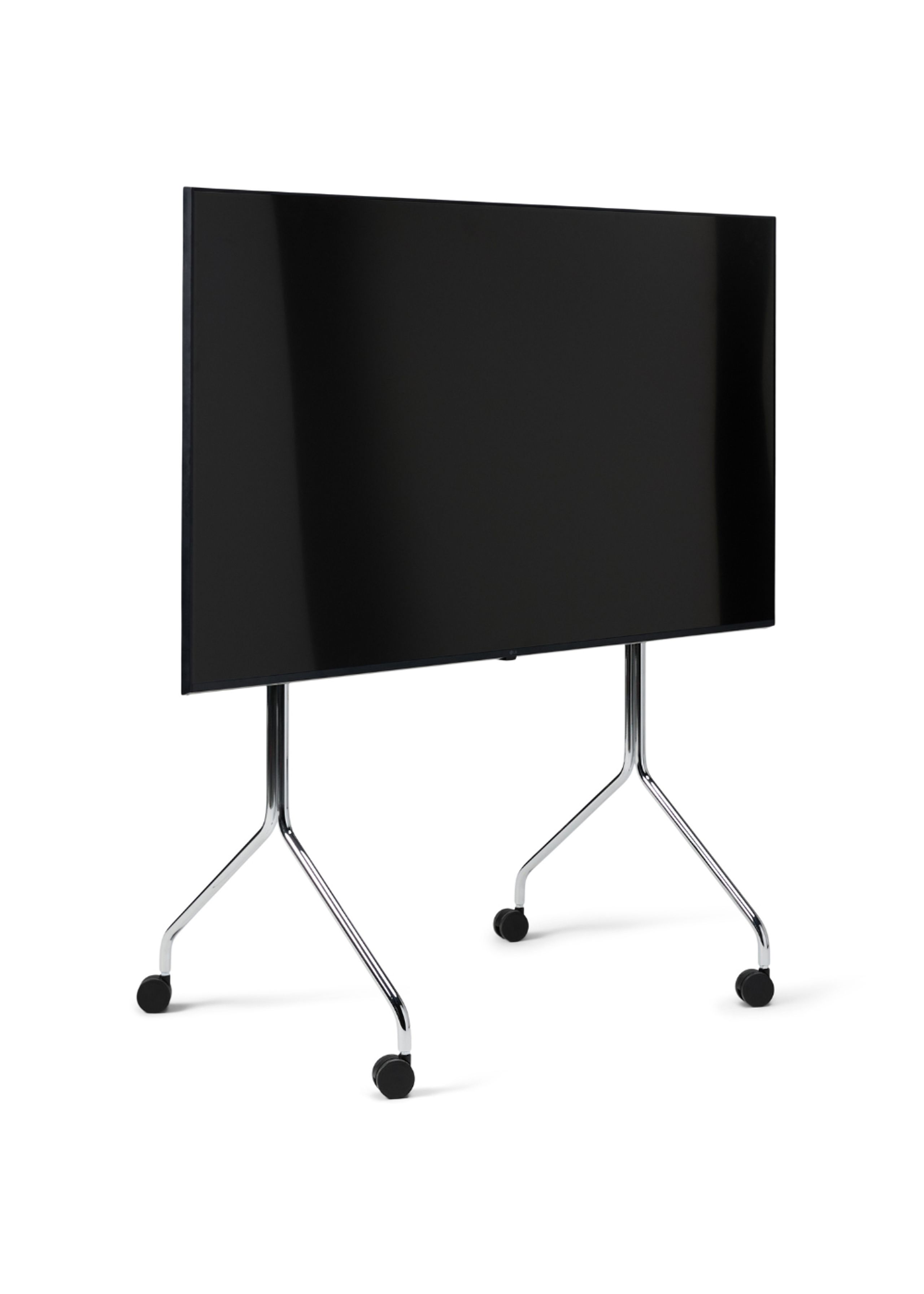 Pedestal - TV Stand - Moon Rollin Tall - Chrome