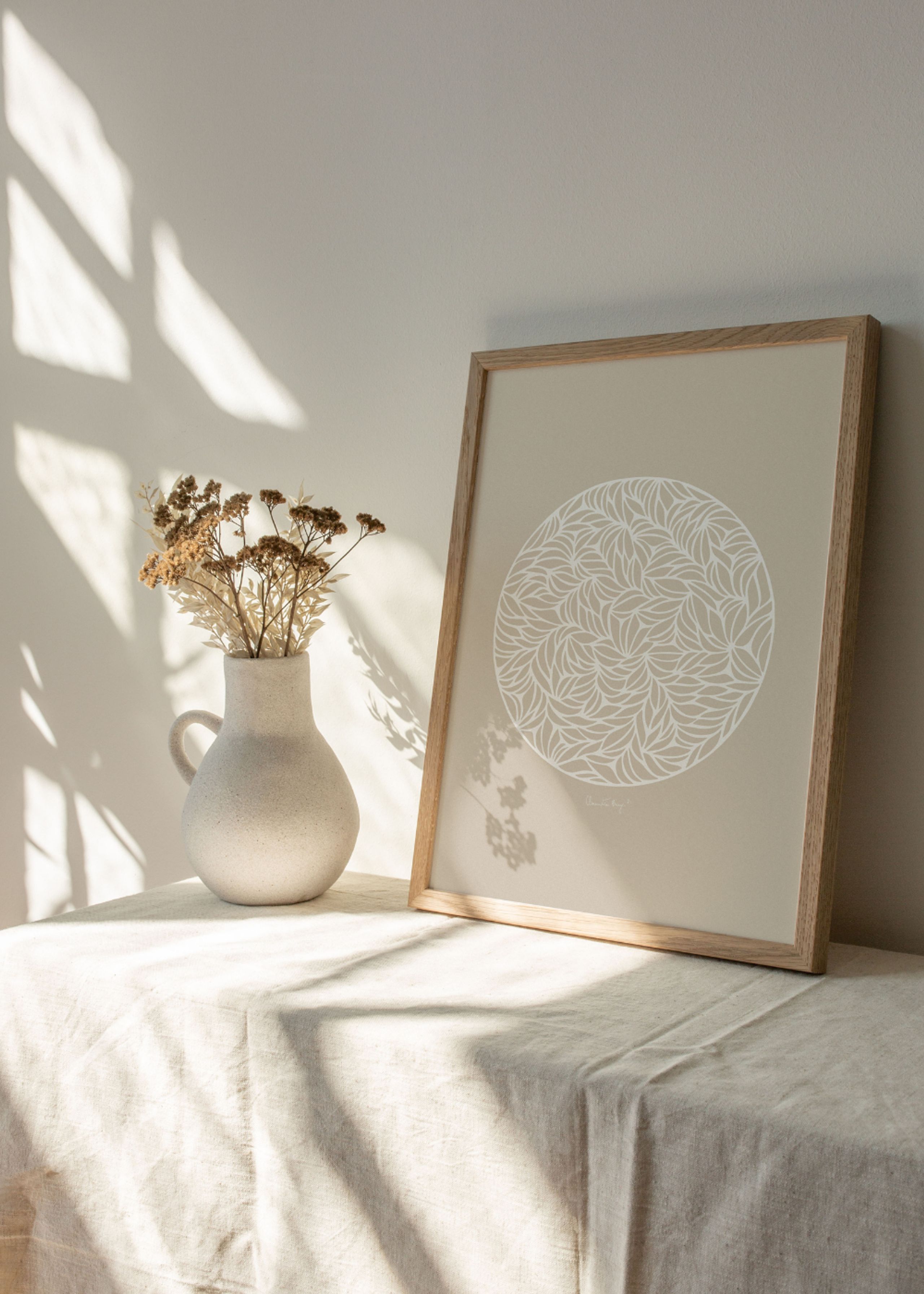 Peléton - Poster - Papercut 05 Poster - Beige