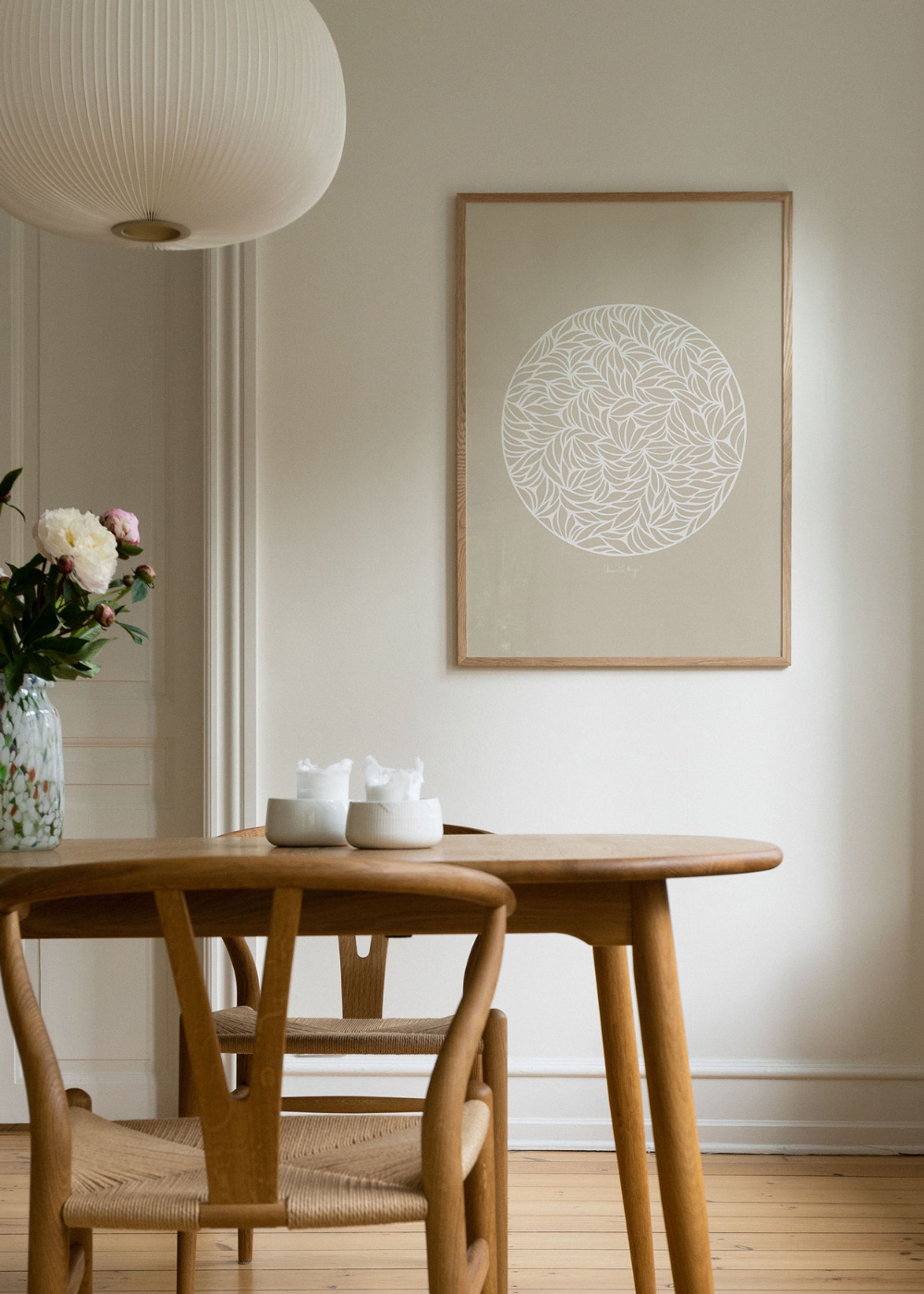 Peléton - Poster - Papercut 05 Poster - Beige