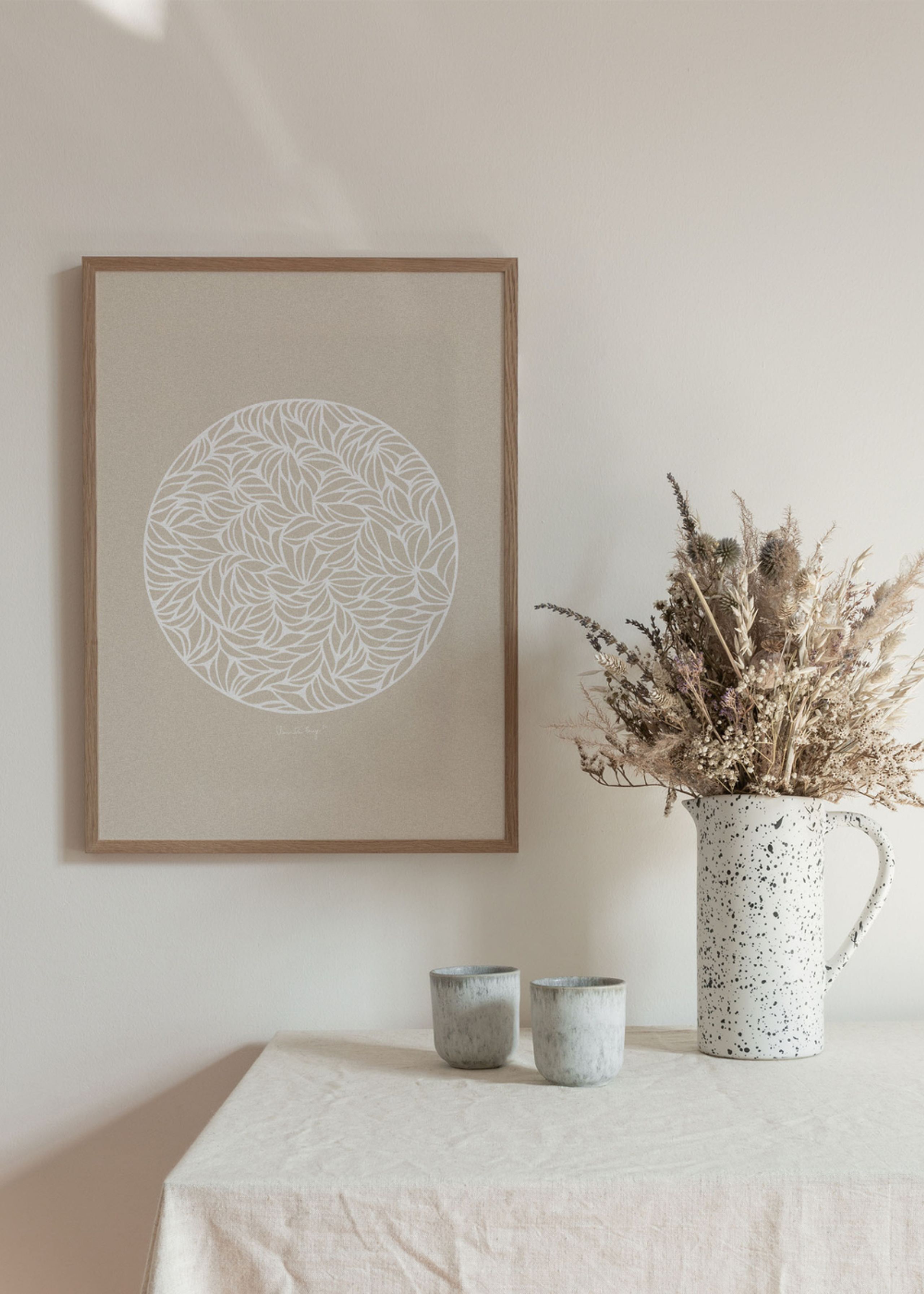 Peléton - Poster - Papercut 05 Poster - Beige