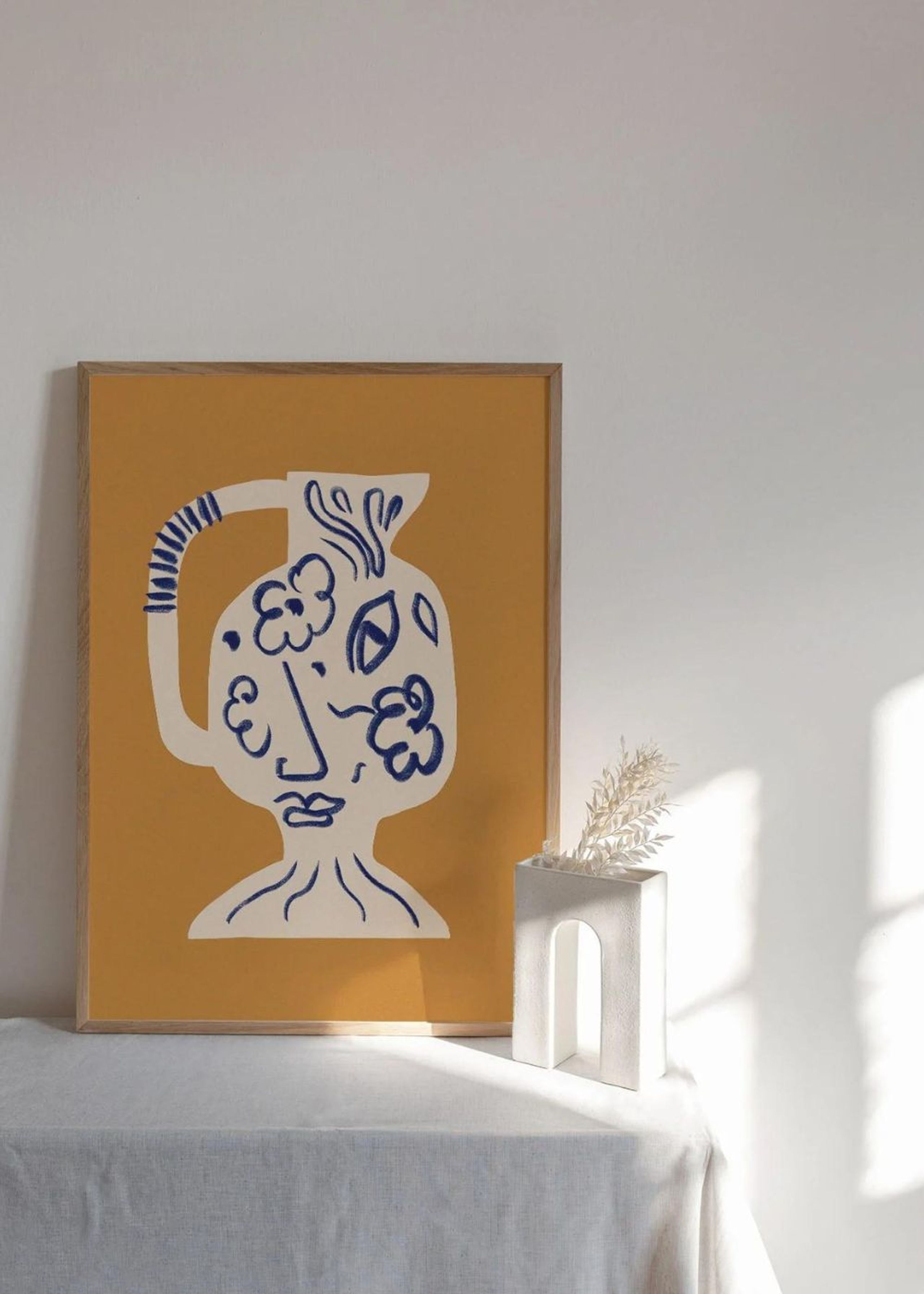 Peléton - Póster - Ceramic pitcher ocre - Ceramic pitcher ocre