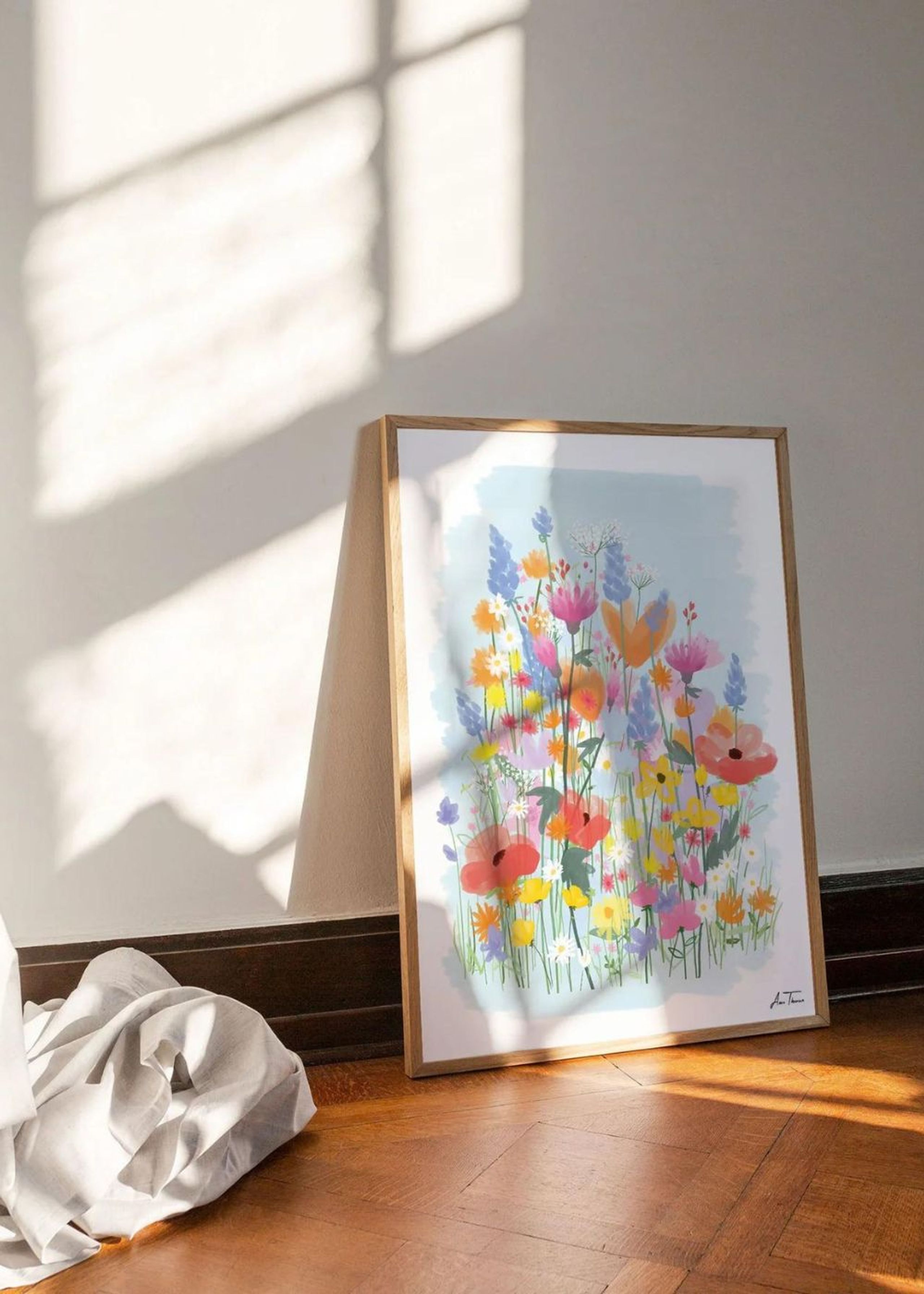 Peléton - Poster - Flower Field No 3 - Flower Field No 3