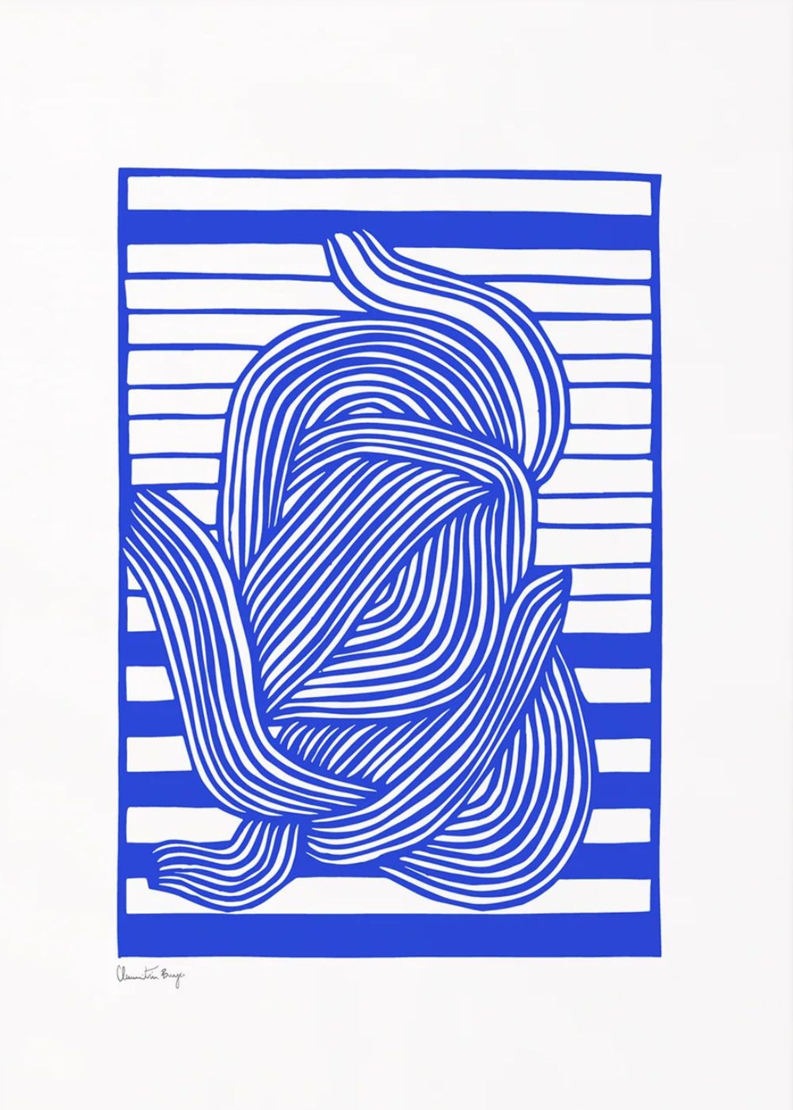 Peléton - Póster - Papercut 06 - Deep ocean - Deep ocean