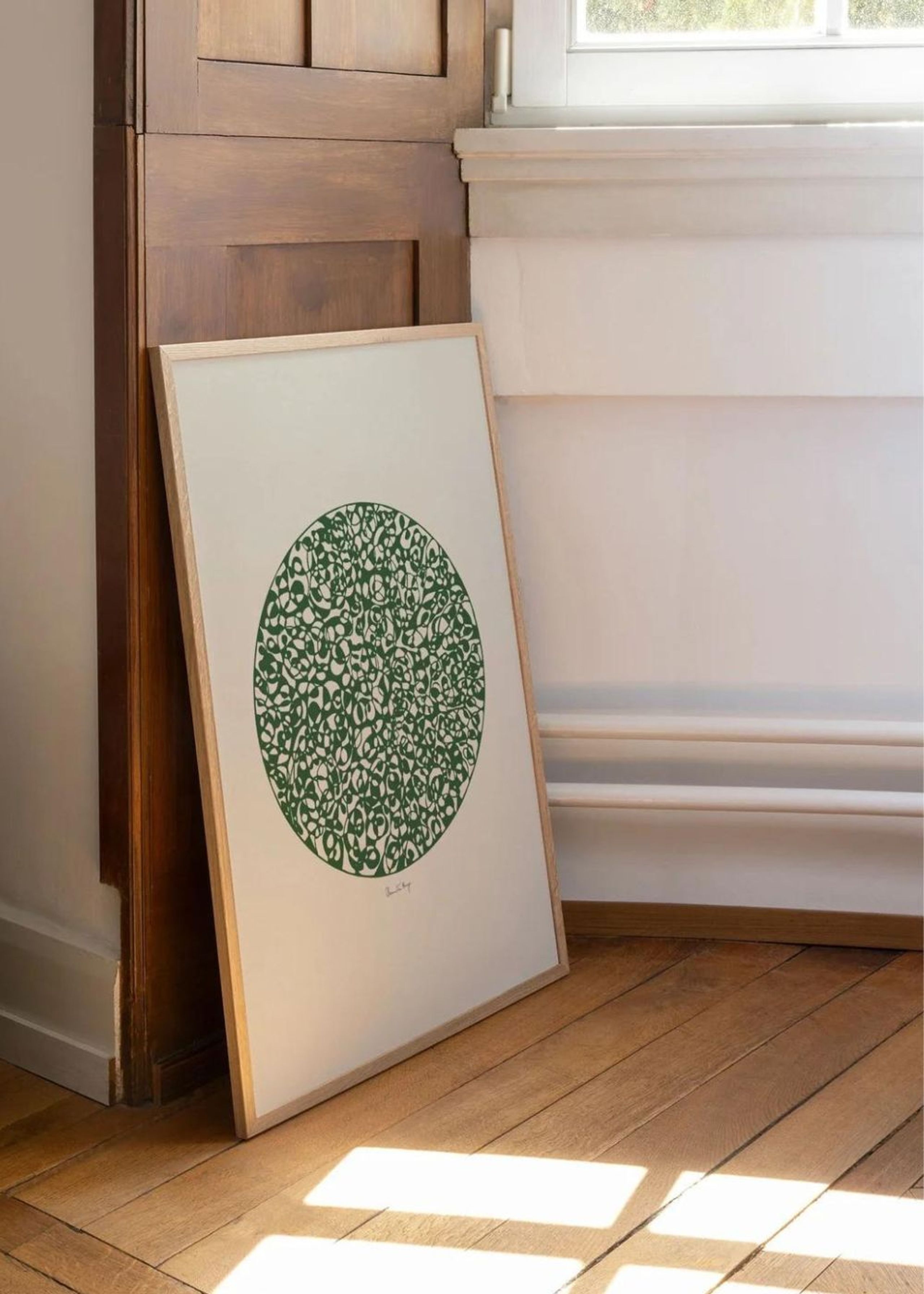 Peléton - Poster - Papercut 10 - Moss Green - Moss Green