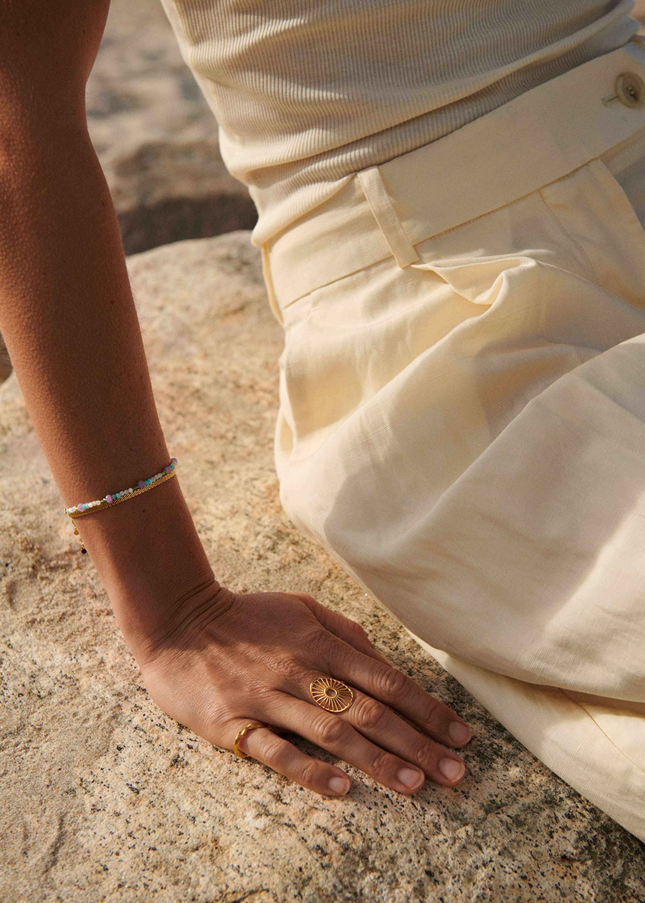 Pernille Corydon - Bracelet - Sea Colour Bracelet - Gold