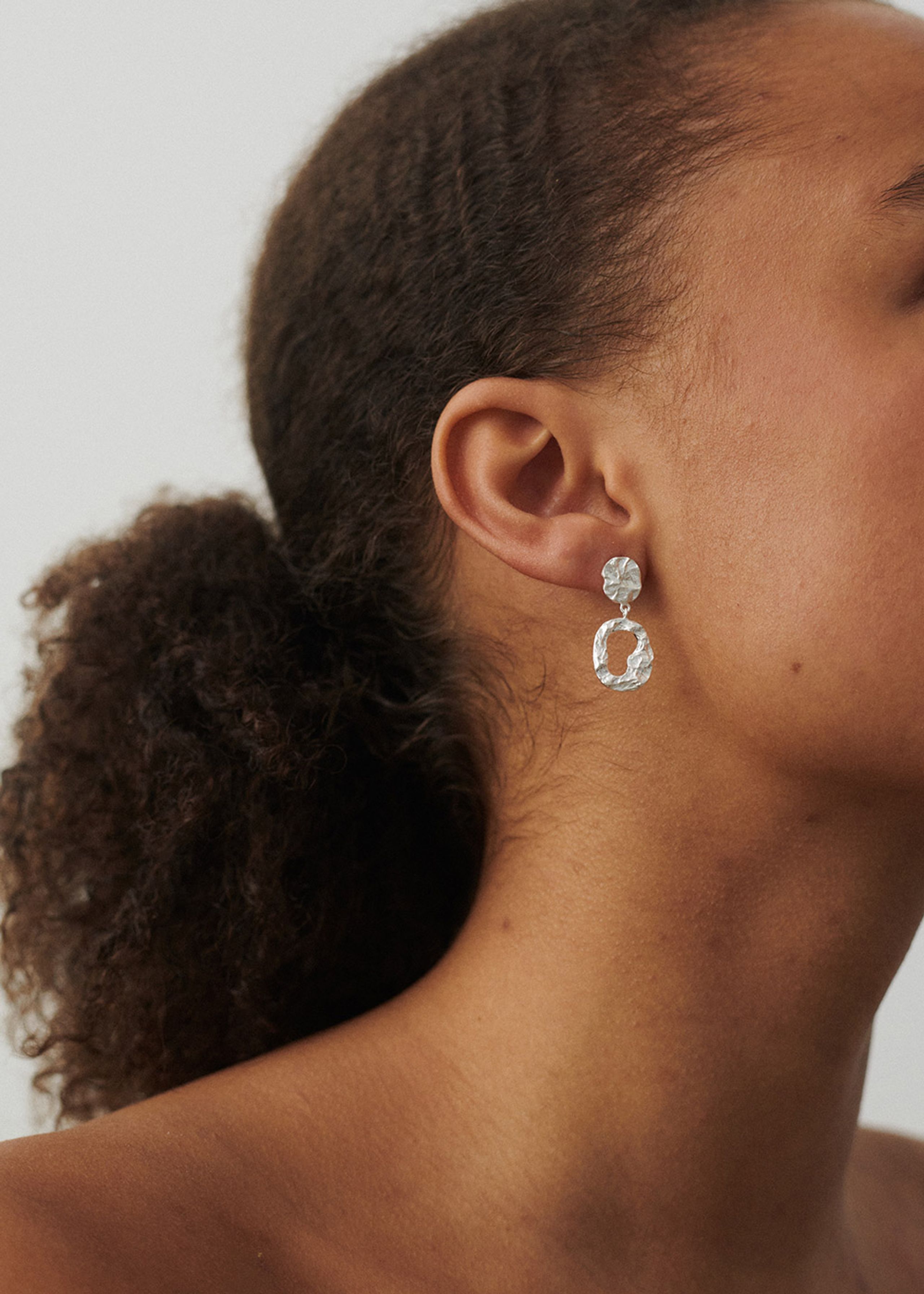 Pernille Corydon - Earring - Cloud Earring - Silver