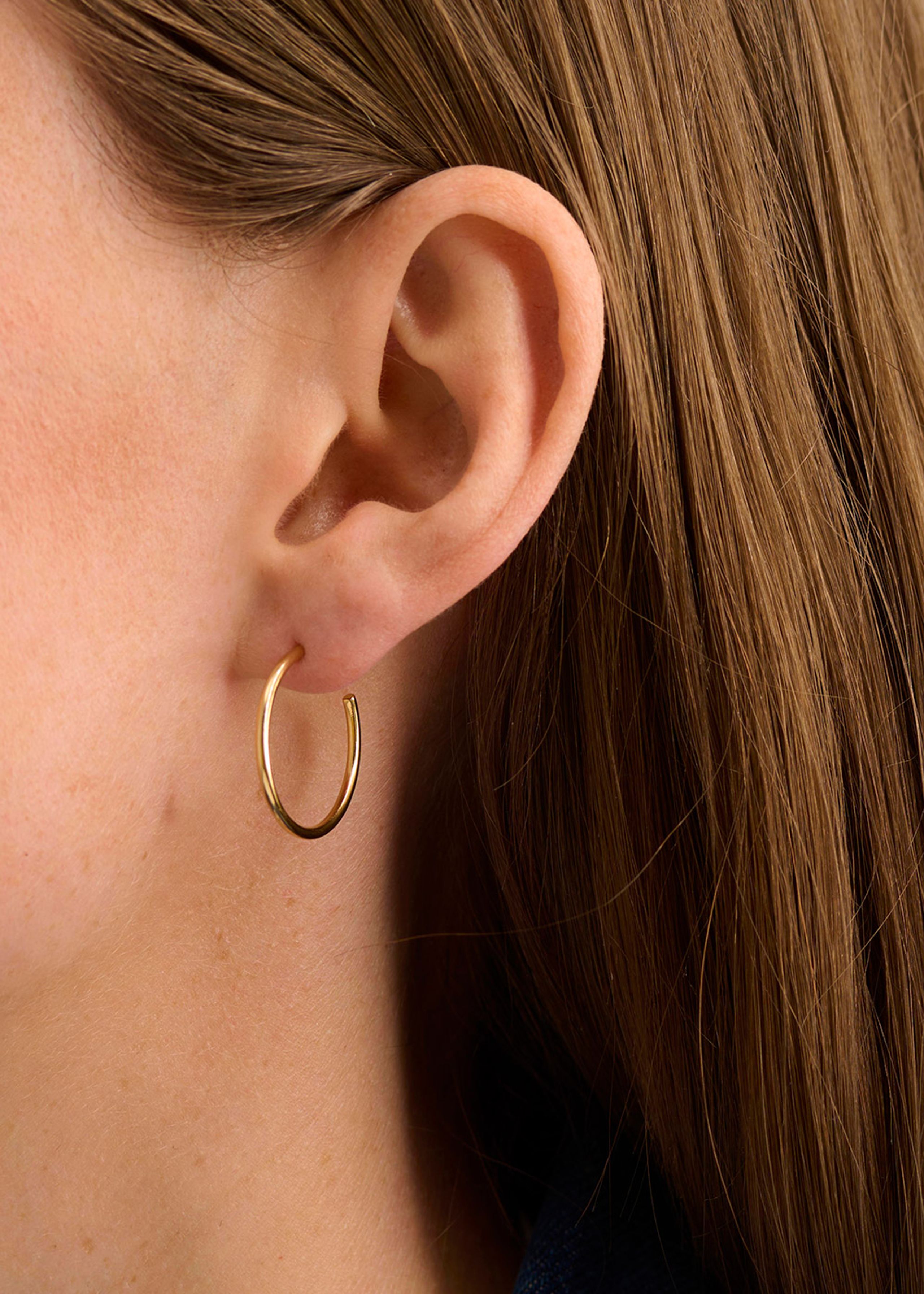 Pernille Corydon - Ohrring - Globe Creole - Silver