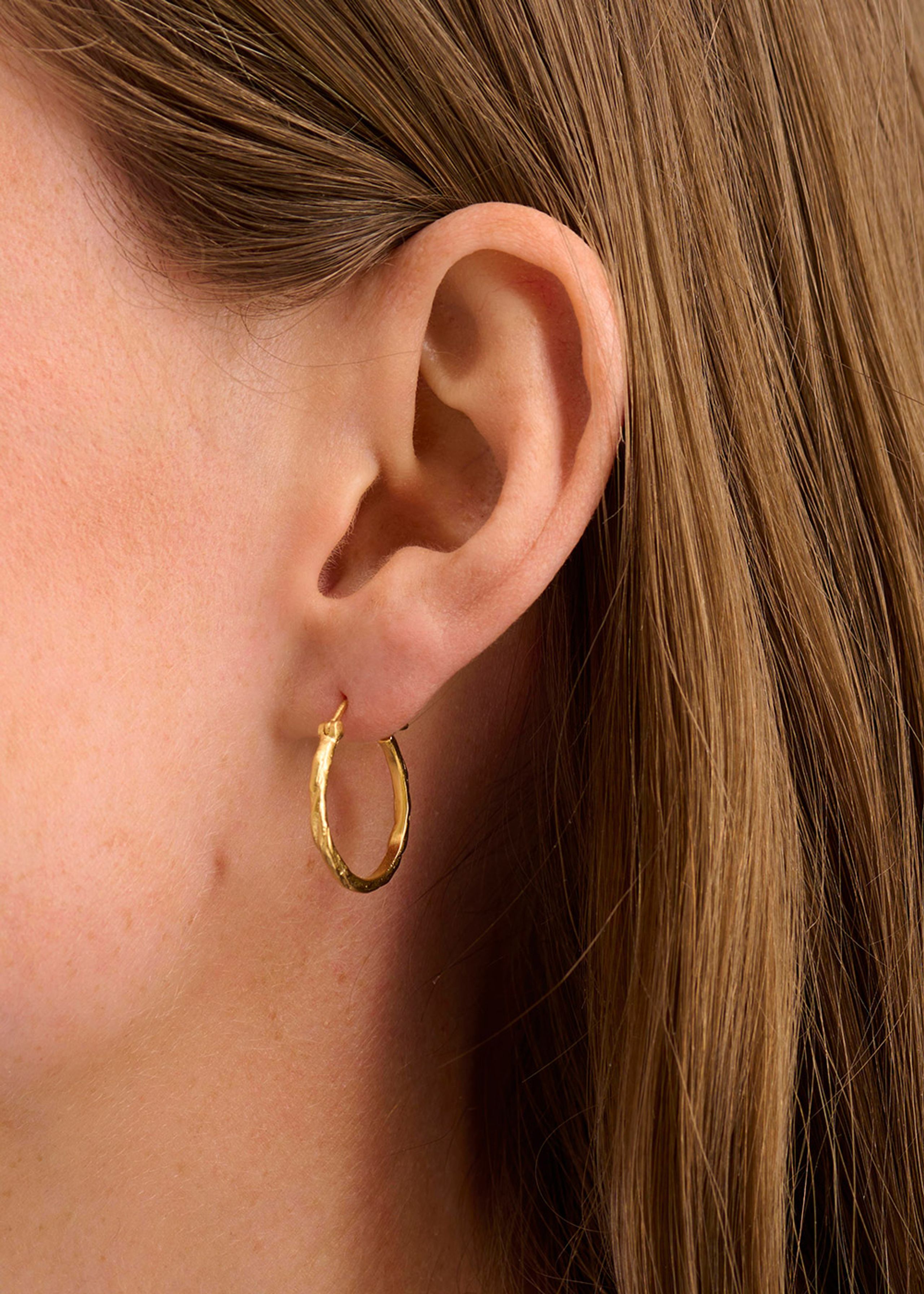 Pernille Corydon - Ohrring - Ice Creole - Gold