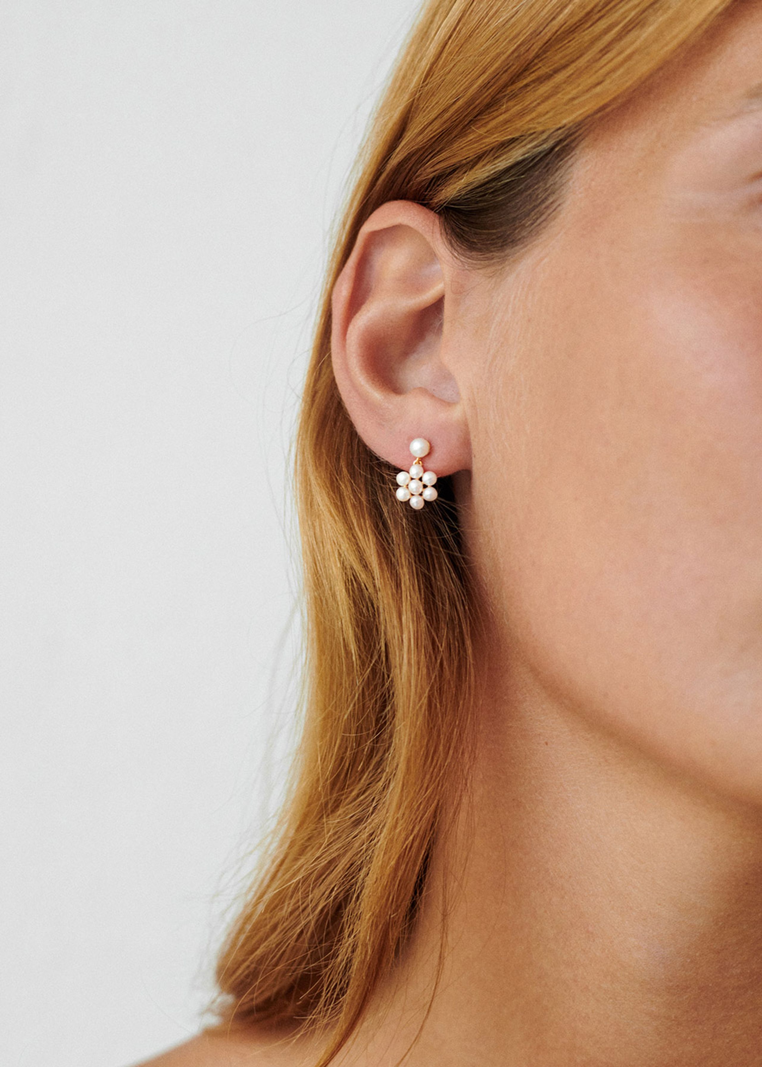 Pernille Corydon - - Ocean Bloom Earring - Silver