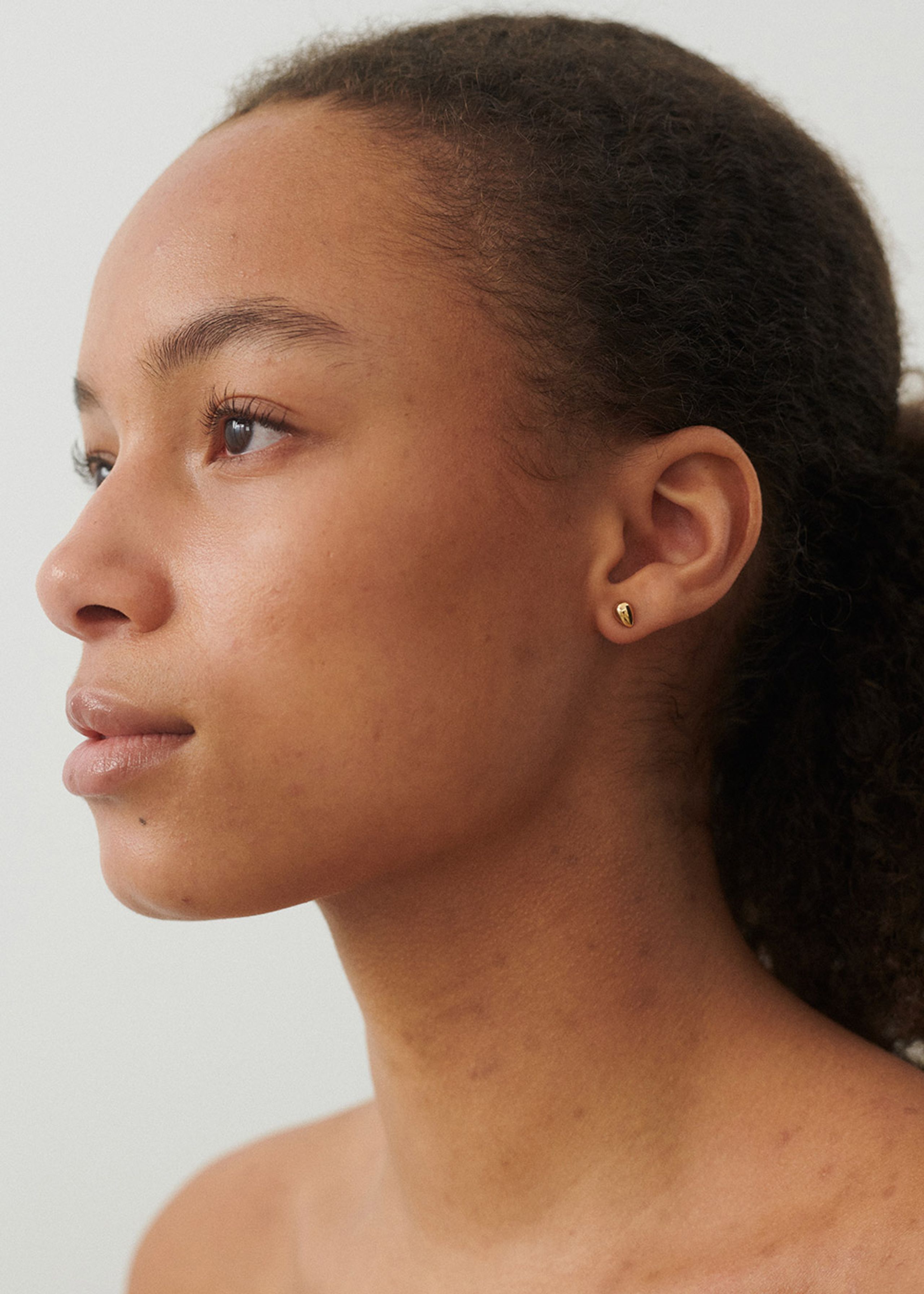 Pernille Corydon - Earring - Rain Earstick - Silver