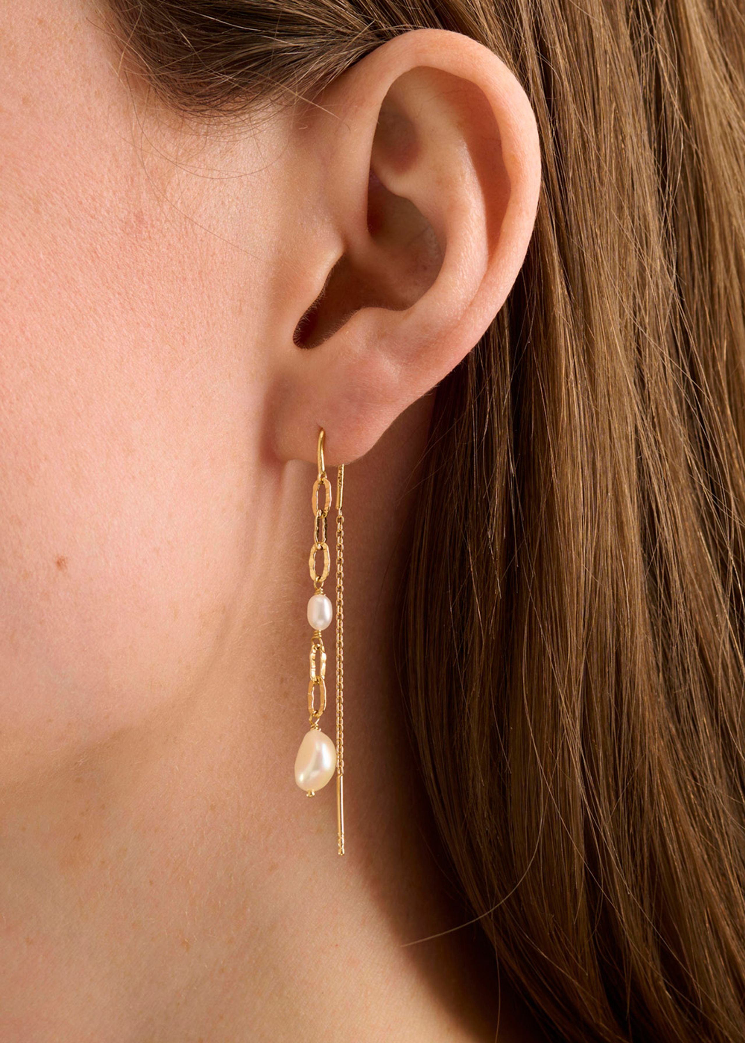 Pernille Corydon - Ohrring - Seaside Earchains - Silver
