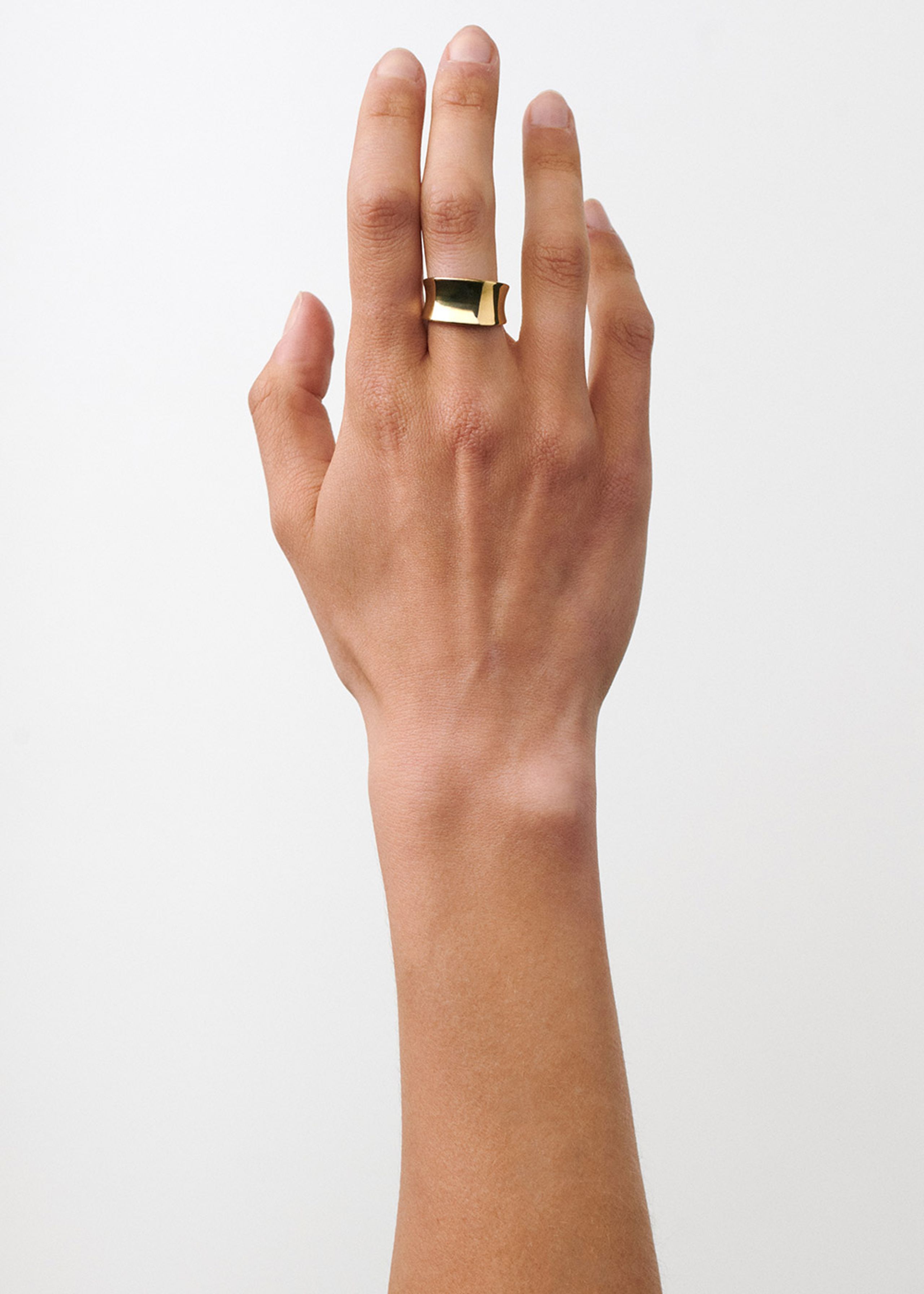 Pernille Corydon - Ring - Reflection Ring - Gold Plated Brass